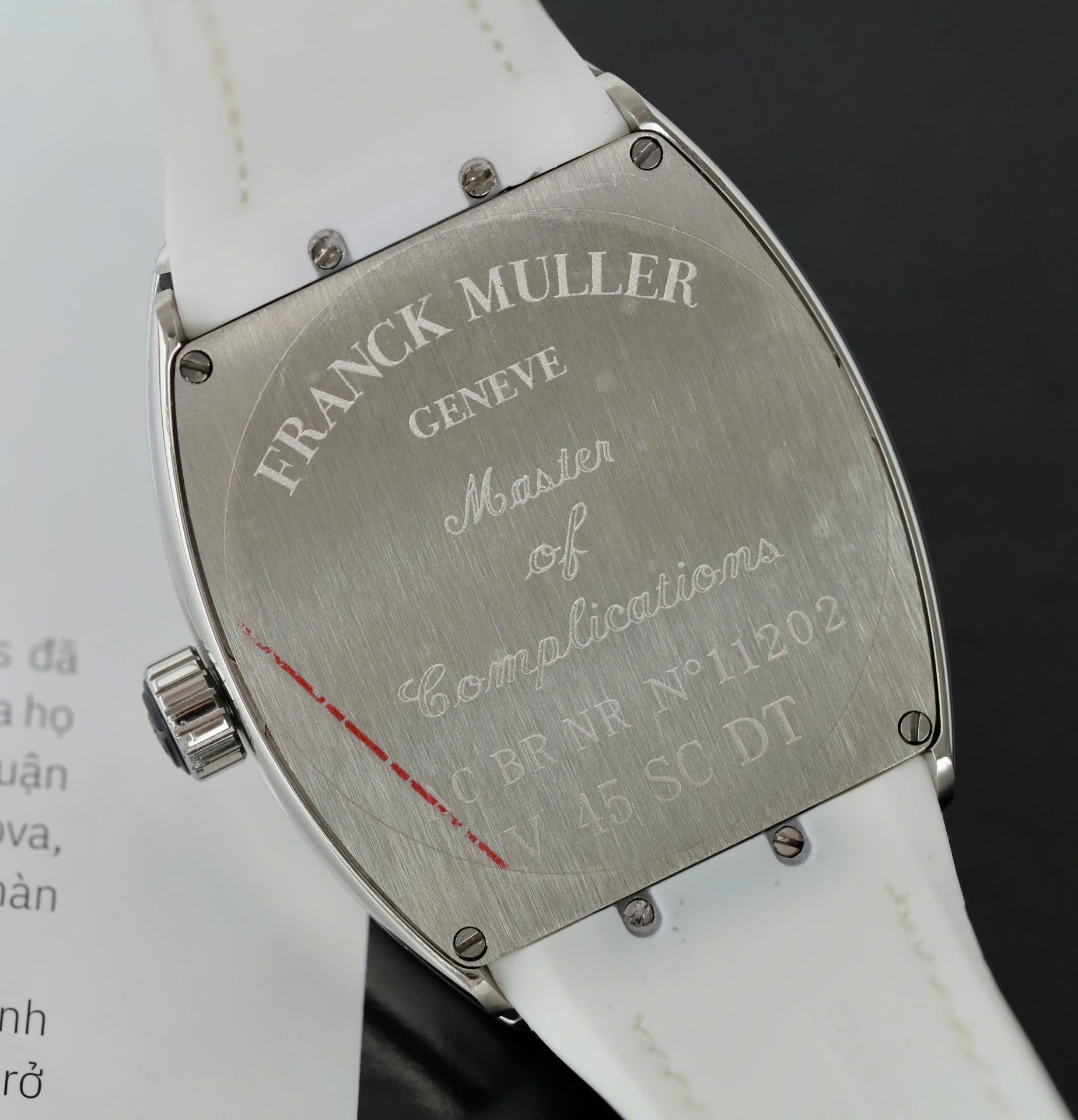 Franck Muller V45 Copies Watches White Dial Automatic Movement ABF Factory 45mm