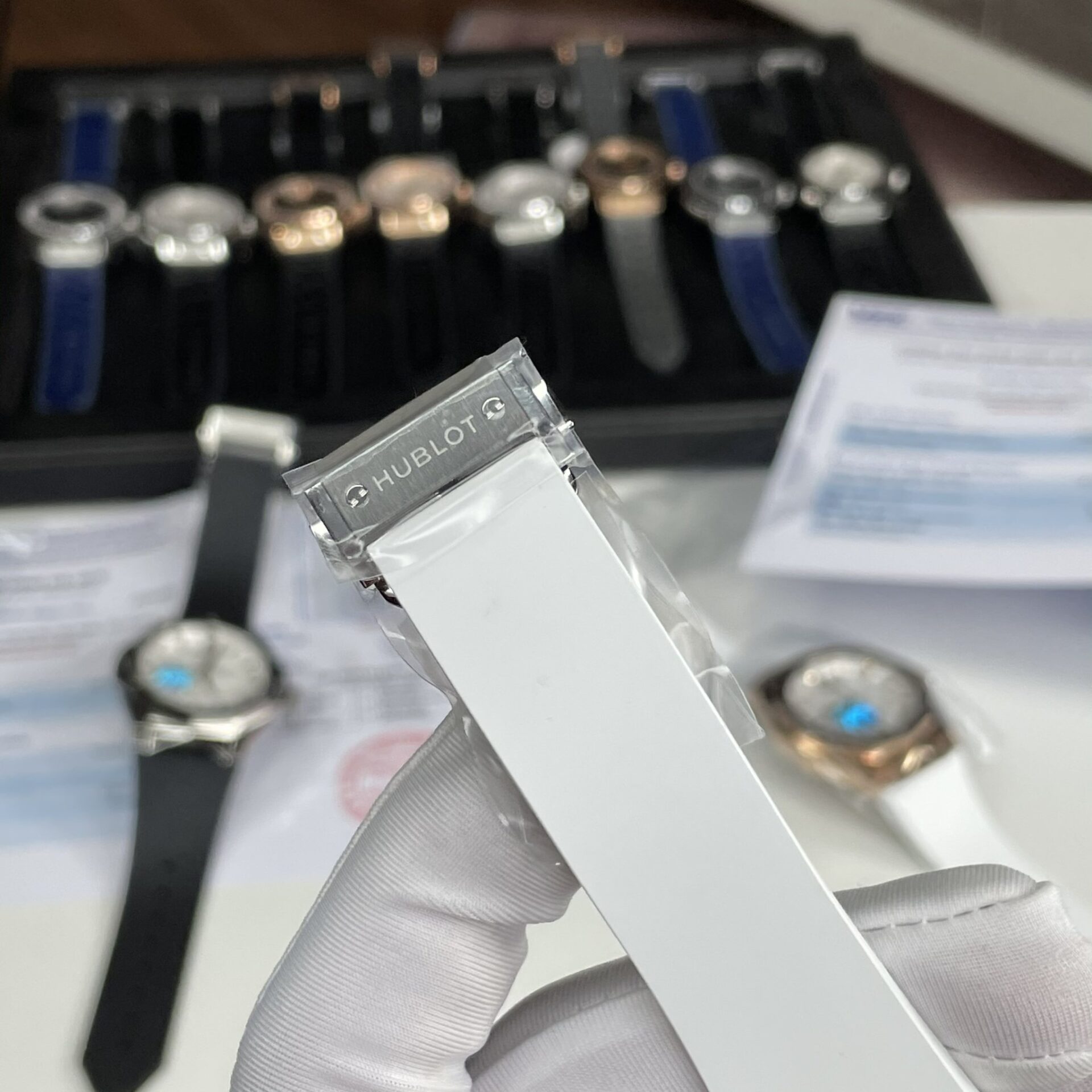 Hublot Replica 1:1 Watch Orlinski Titanium White Rubber Strap APS 40mm