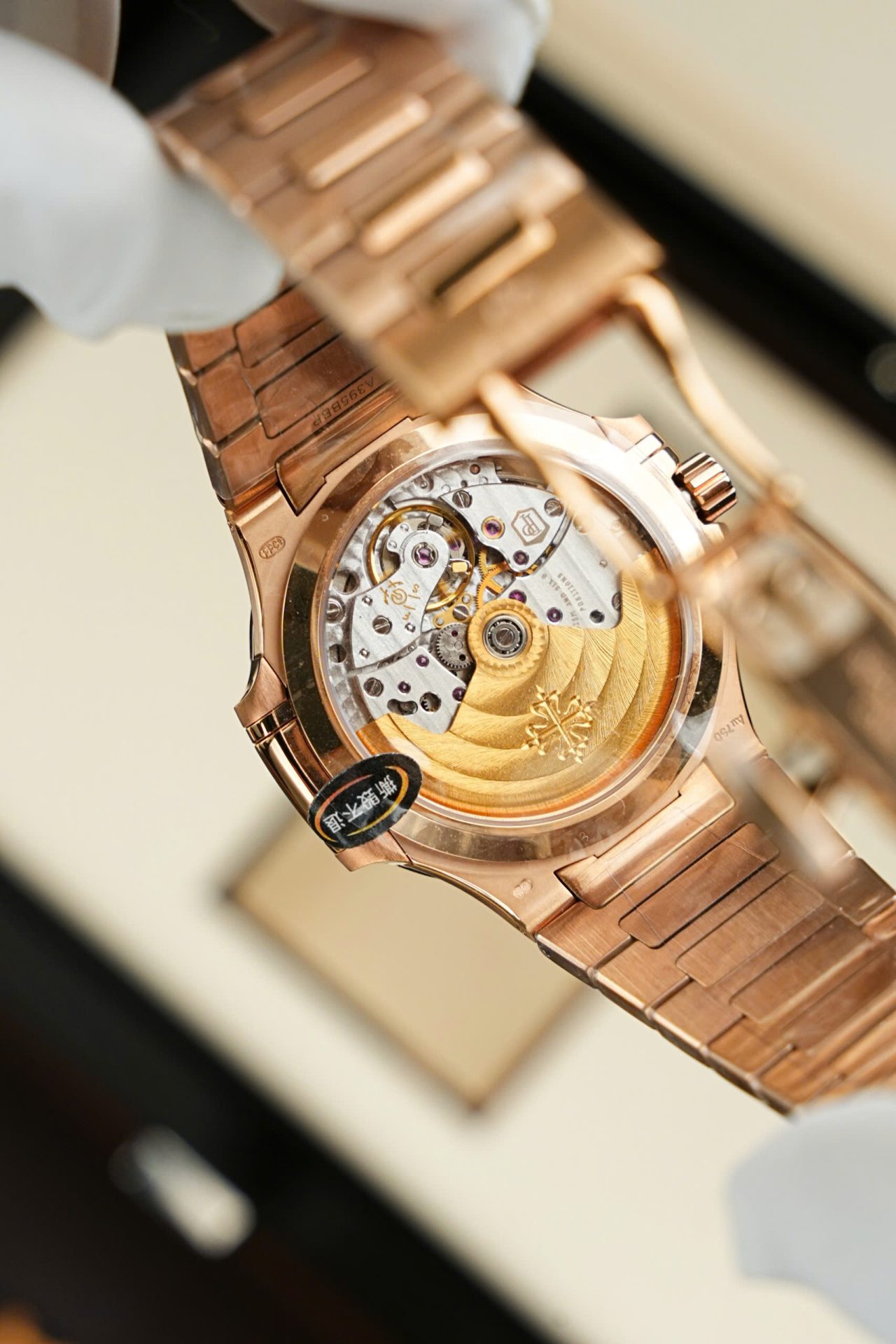 Patek Philippe Nautilus 7118 Replica Watches Rose Gold Swiss Movement 3K Factory 35,2mm