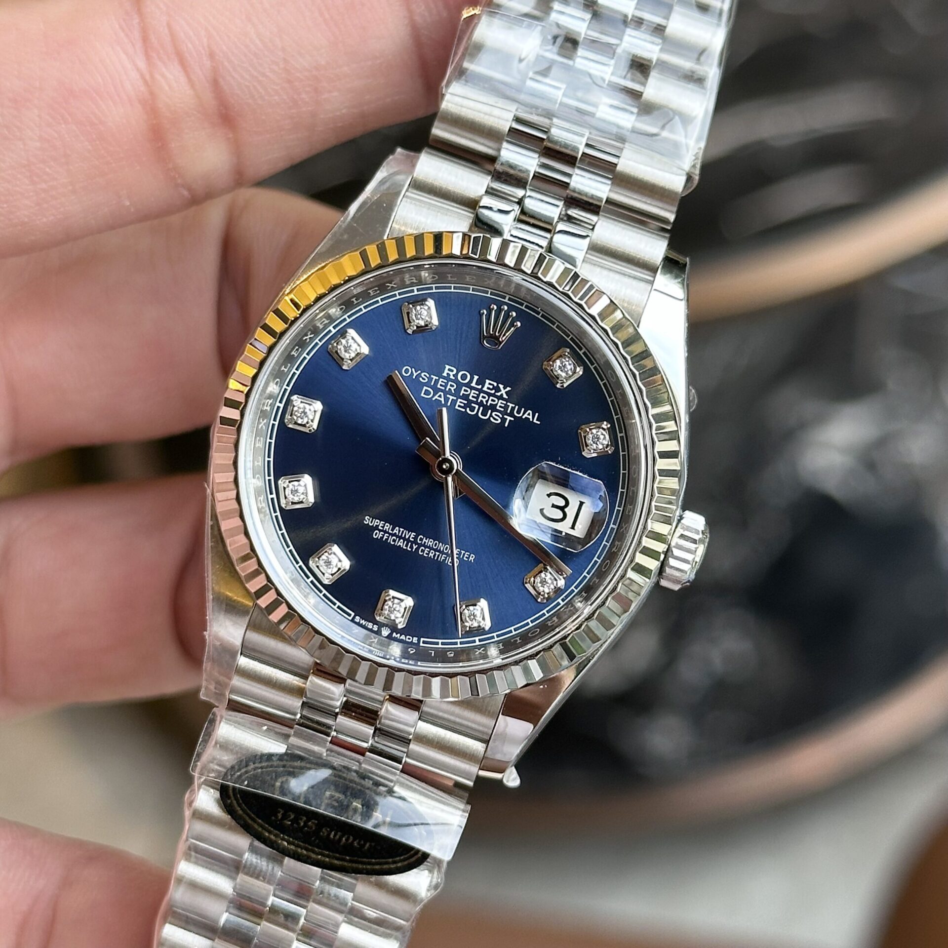 Rolex Replica 1:1 Watch DateJust 126334 Blue Dial Jubilee Clean Factory 41mm