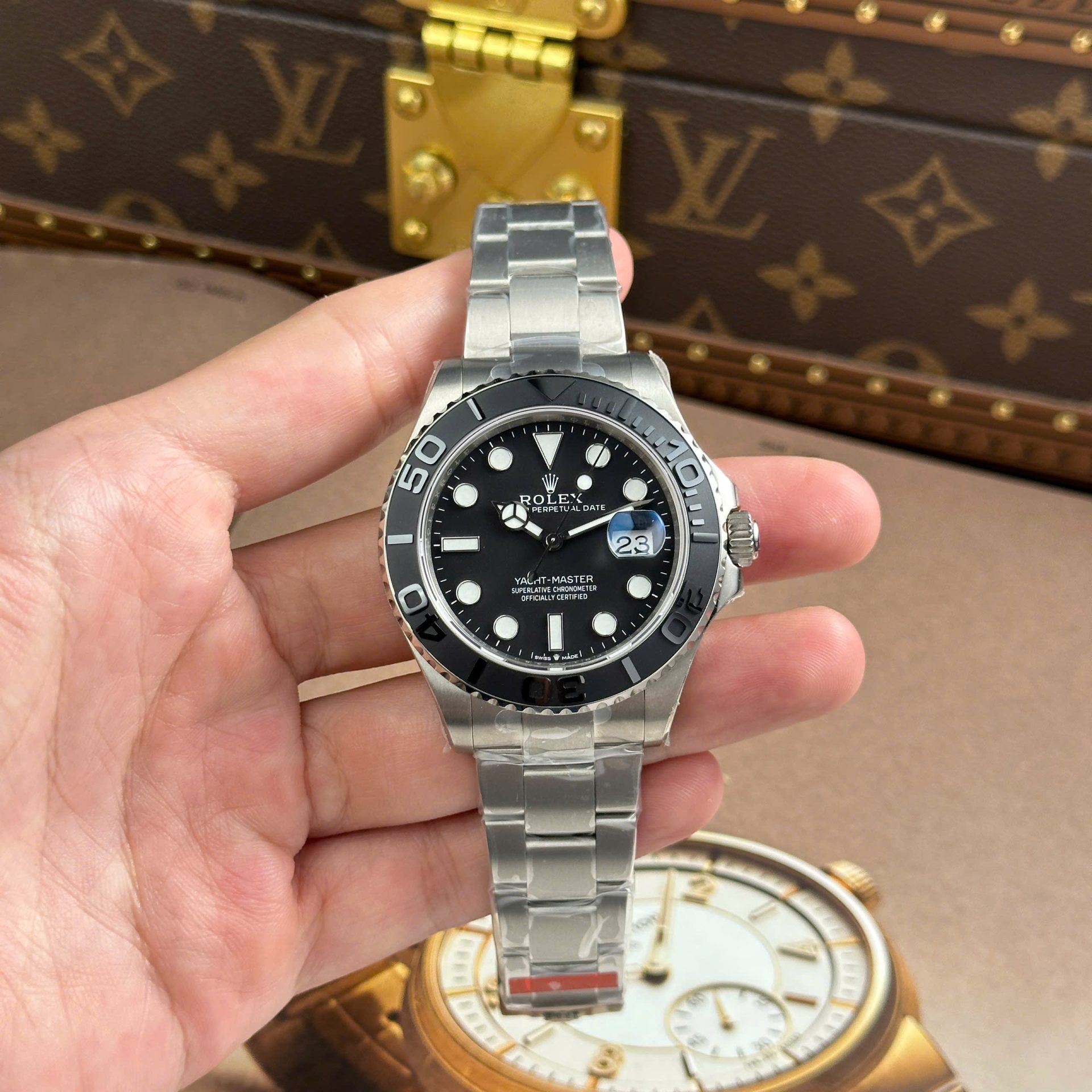 Rolex Yacht-Master Titanium 226627 Replica Watches Black Dial Automatic Movement VS Factory 42mm