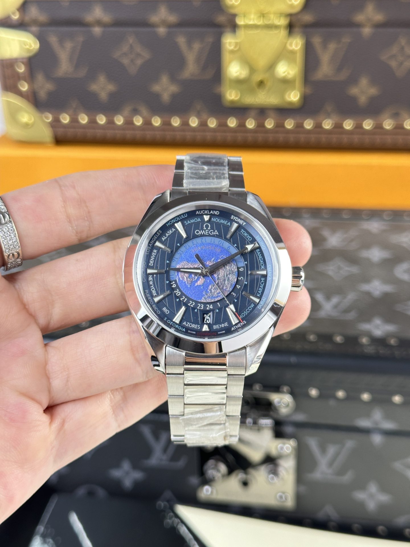 Omega Replica 1:1 Watch Seamaster Aqua Terra Blue Dial VS Factory 43mm