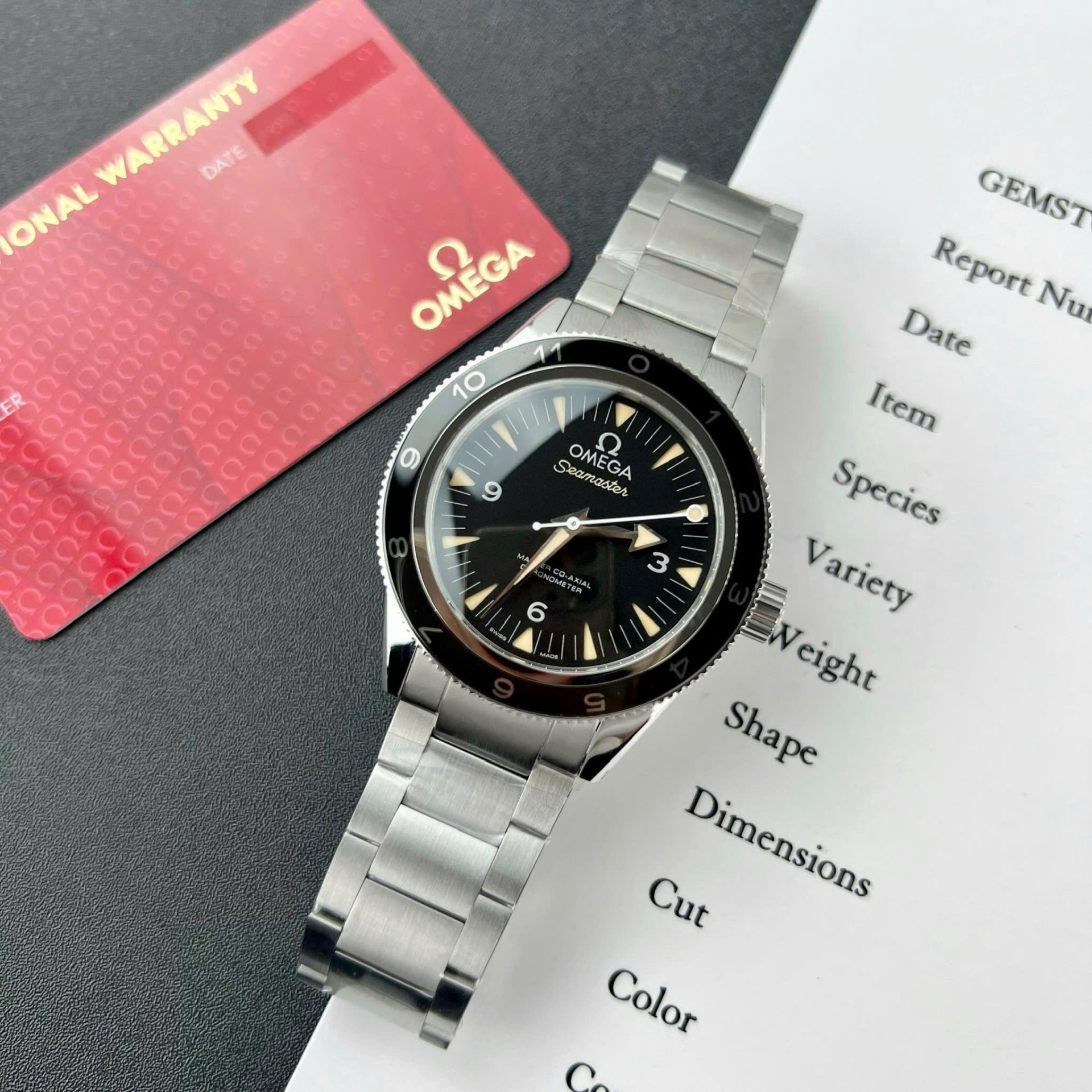 Omega Seamaster 300 Co-Axial Master Chronometer Black Dial Replica Watch VSF 41mm