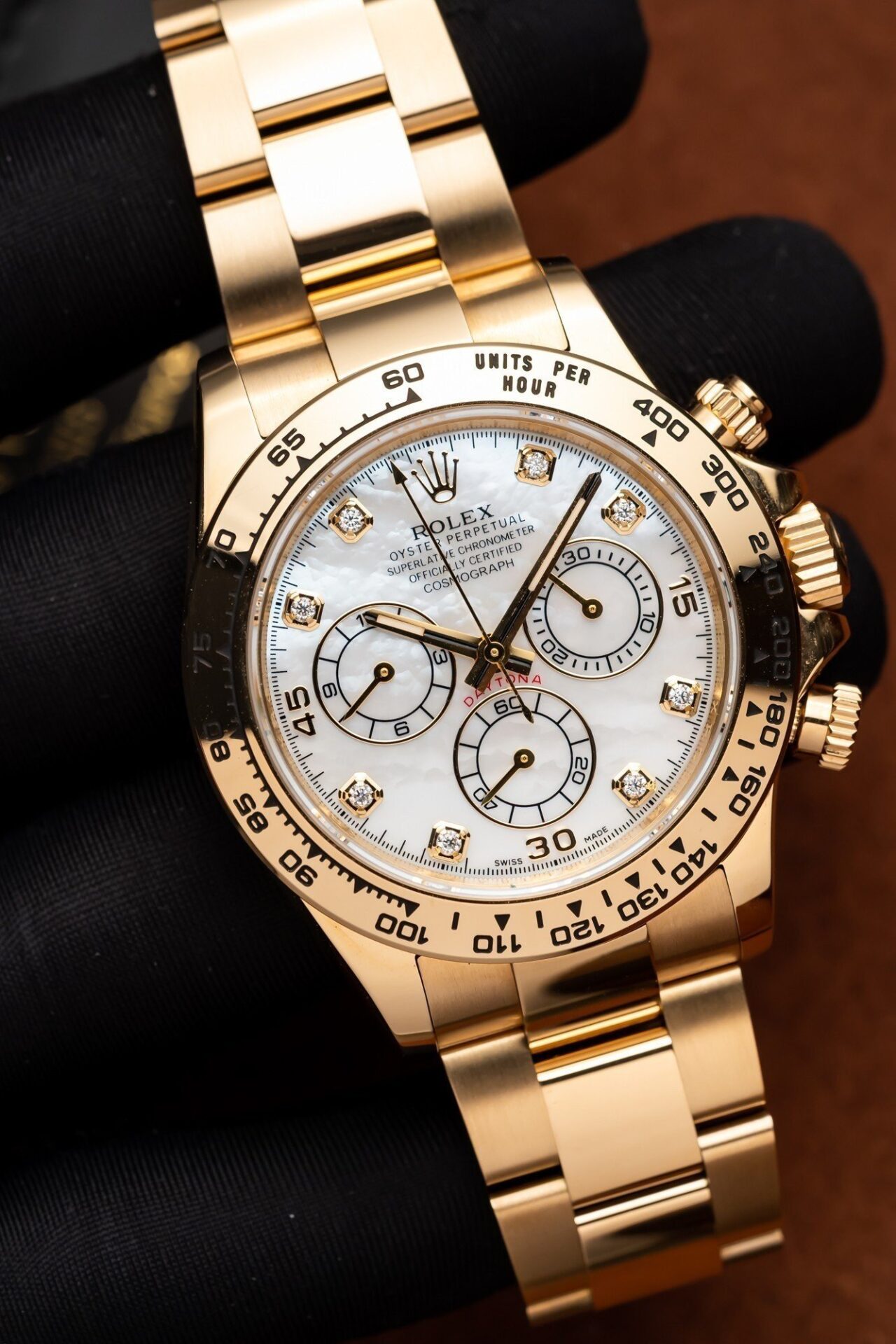 Rolex Replica 1:1 Watch Daytona 116508 White Mother-of-Pearl Dial Clean Factory 40mm