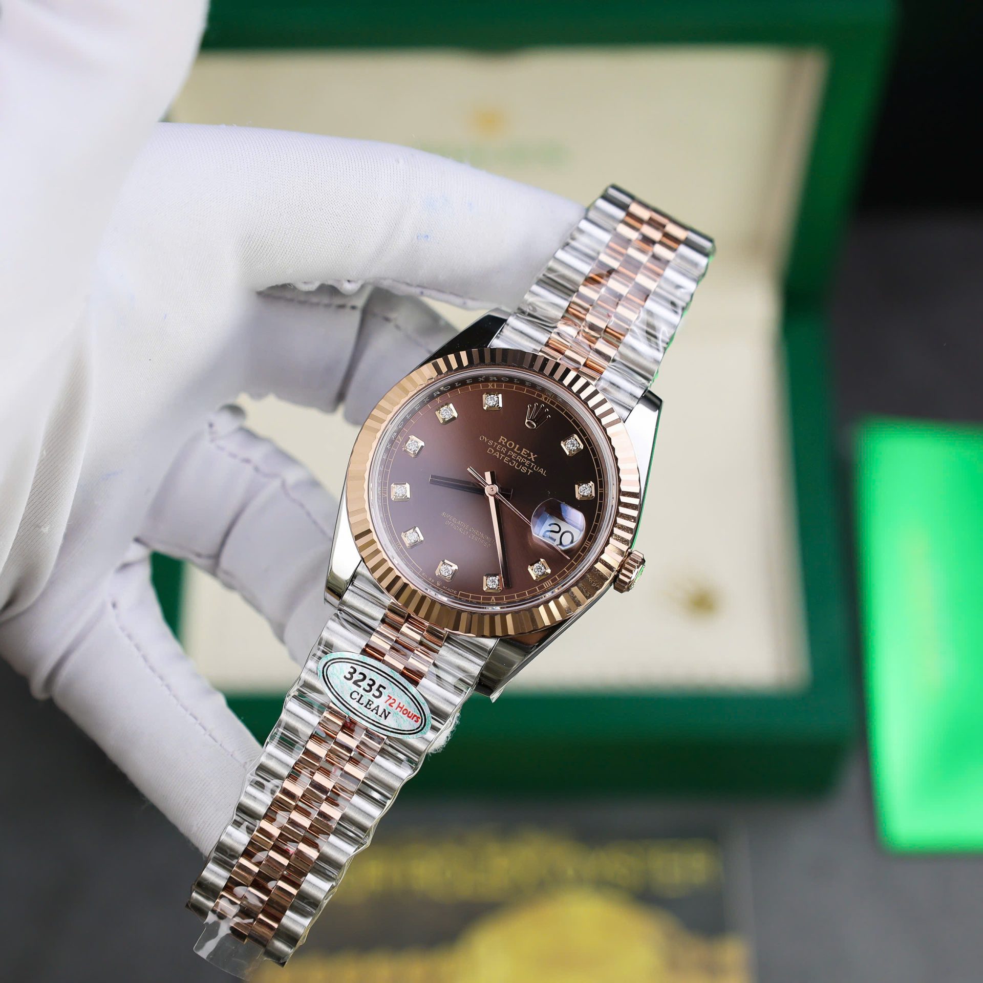 Rolex DateJust 126331 Replica 11 Watches Dial Chocolate Clean Factory 41mm