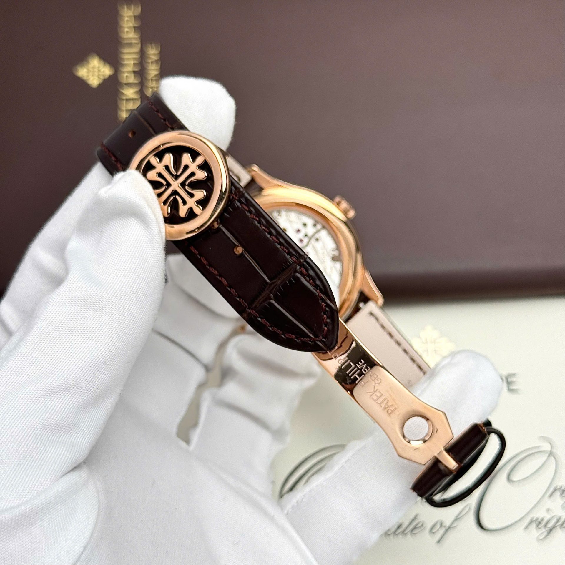 Patek Philippe Grand Complicaitons 5327R Super Clone Watches Brown Leather Strap 40mm