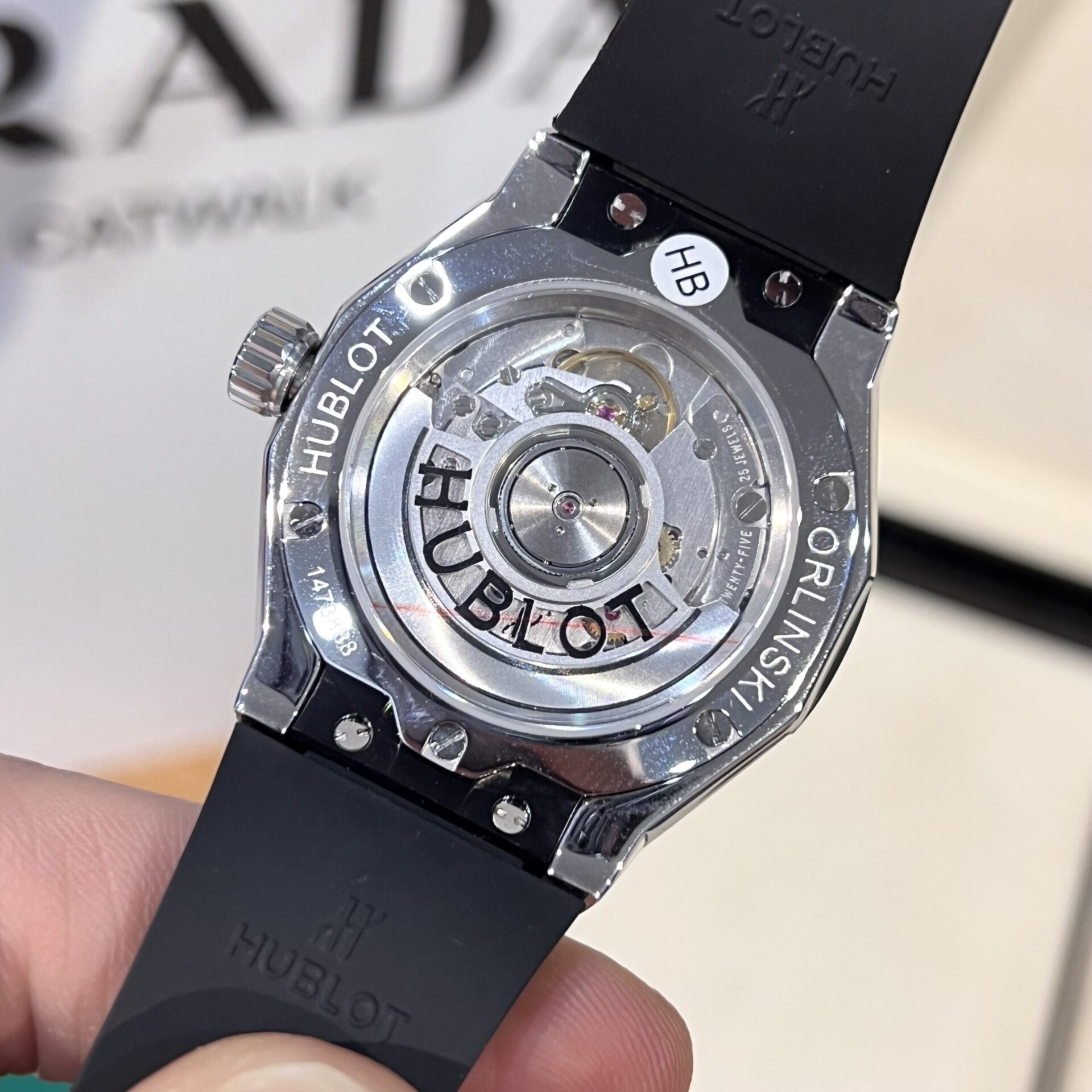 Hublot Replica Watch Orlinski Full Diamond Case Black Dial HBF 40mm