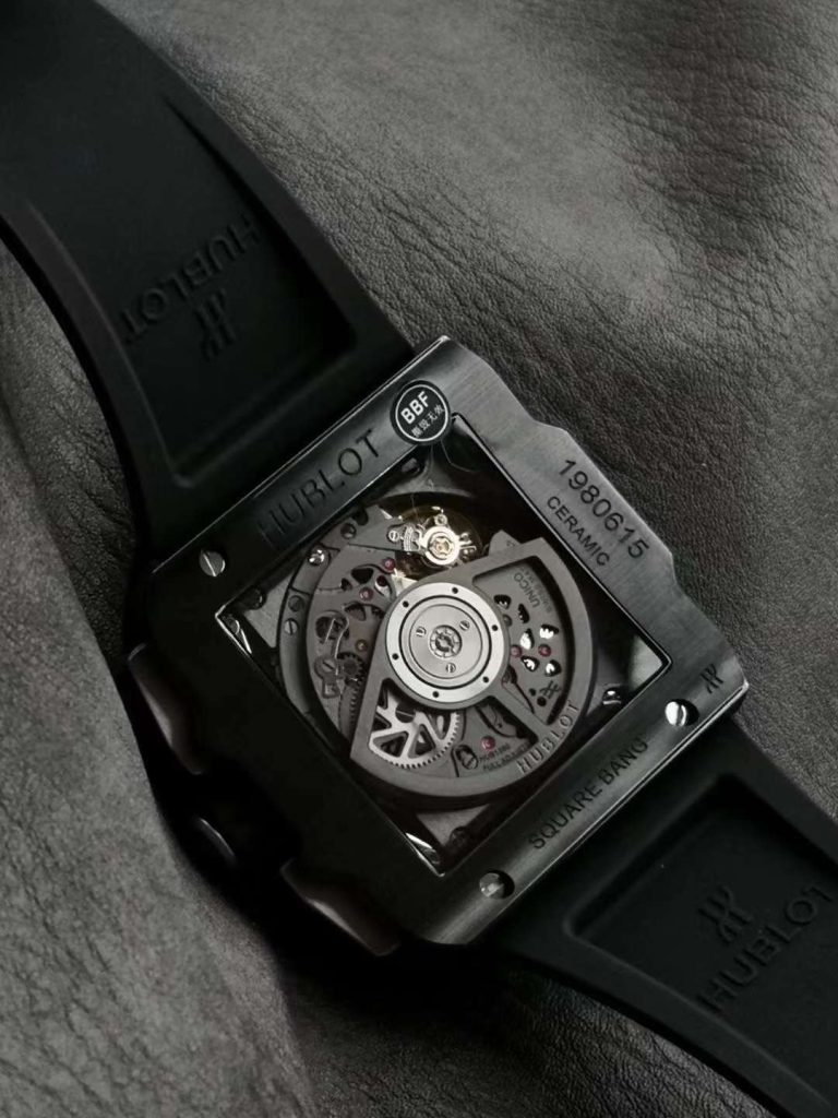 Hublot Replica 1:1 Watch Black Ceramic Square Bang Unico Chronograph 42mm