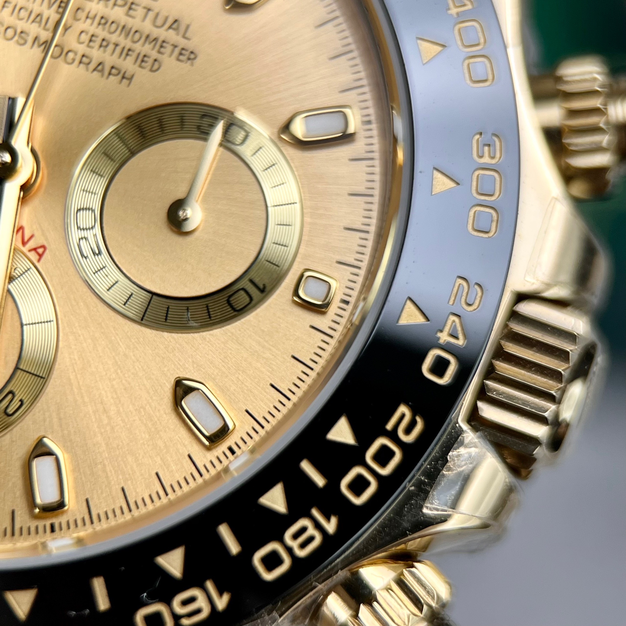 Rolex Replica 1:1 Watch Daytona 116518LN Yellow Champagne Dial 40mm