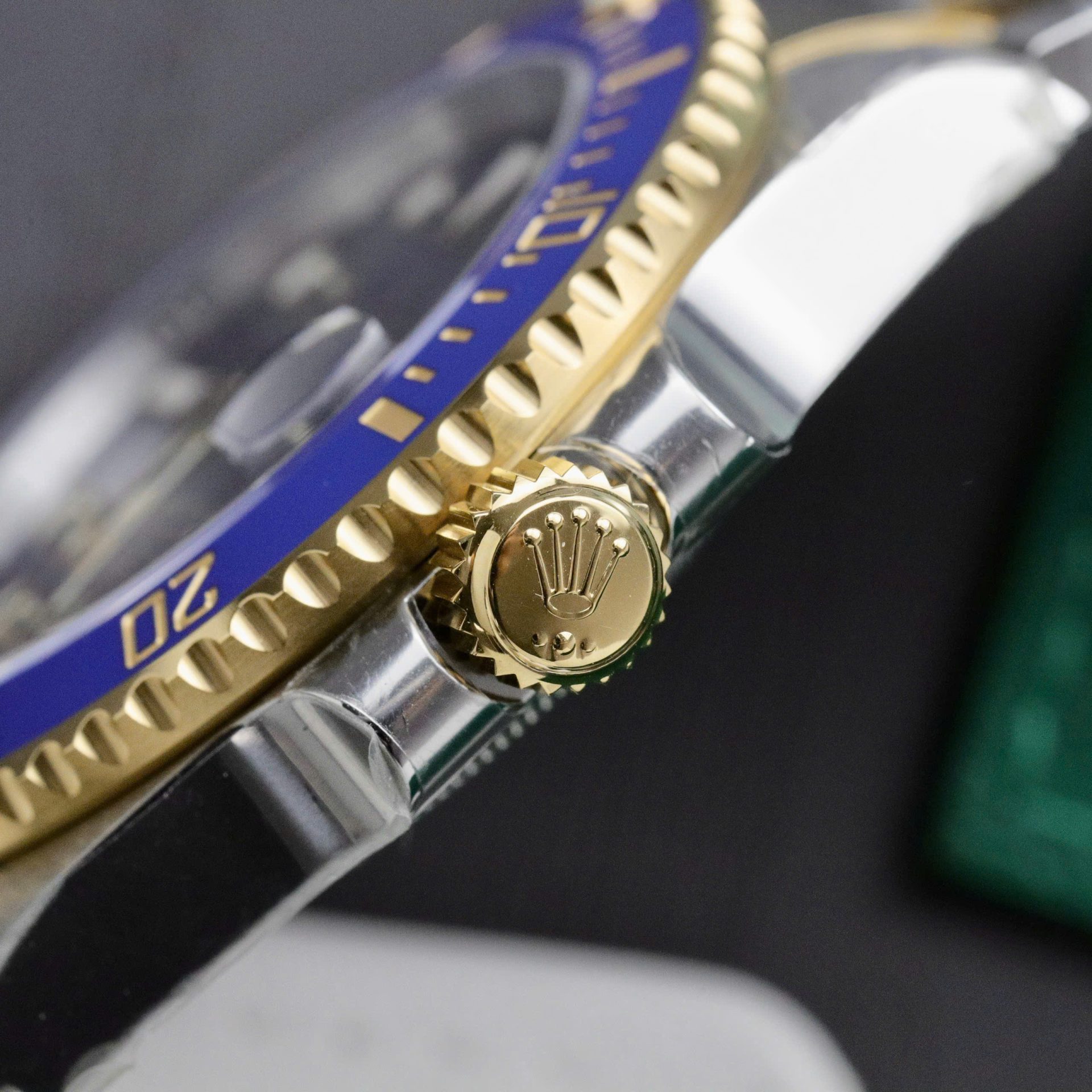 Rolex Submariner Dial Blue Copies Watches Gold Wrapped Custom 40mm