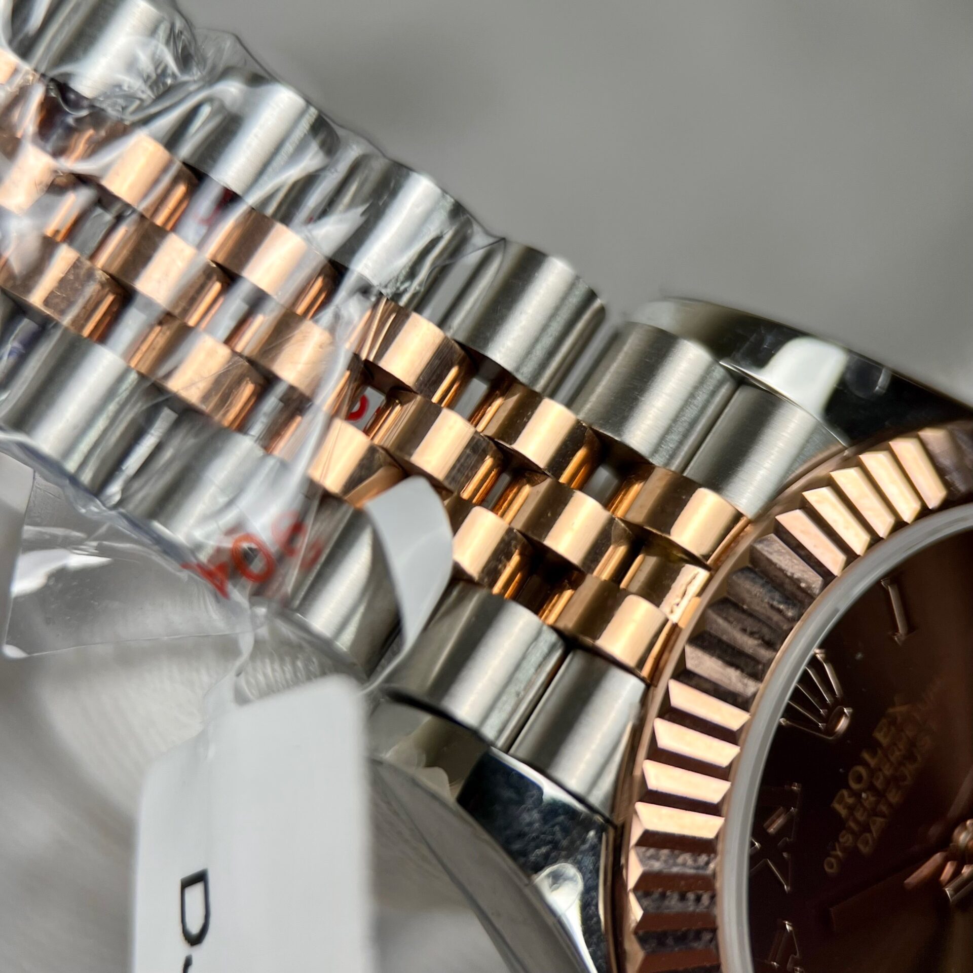 Rolex Rep 11 Watch DateJust Women s Gold Wrapped Chocolate Dial Roman Numerals GM Factory 31mm