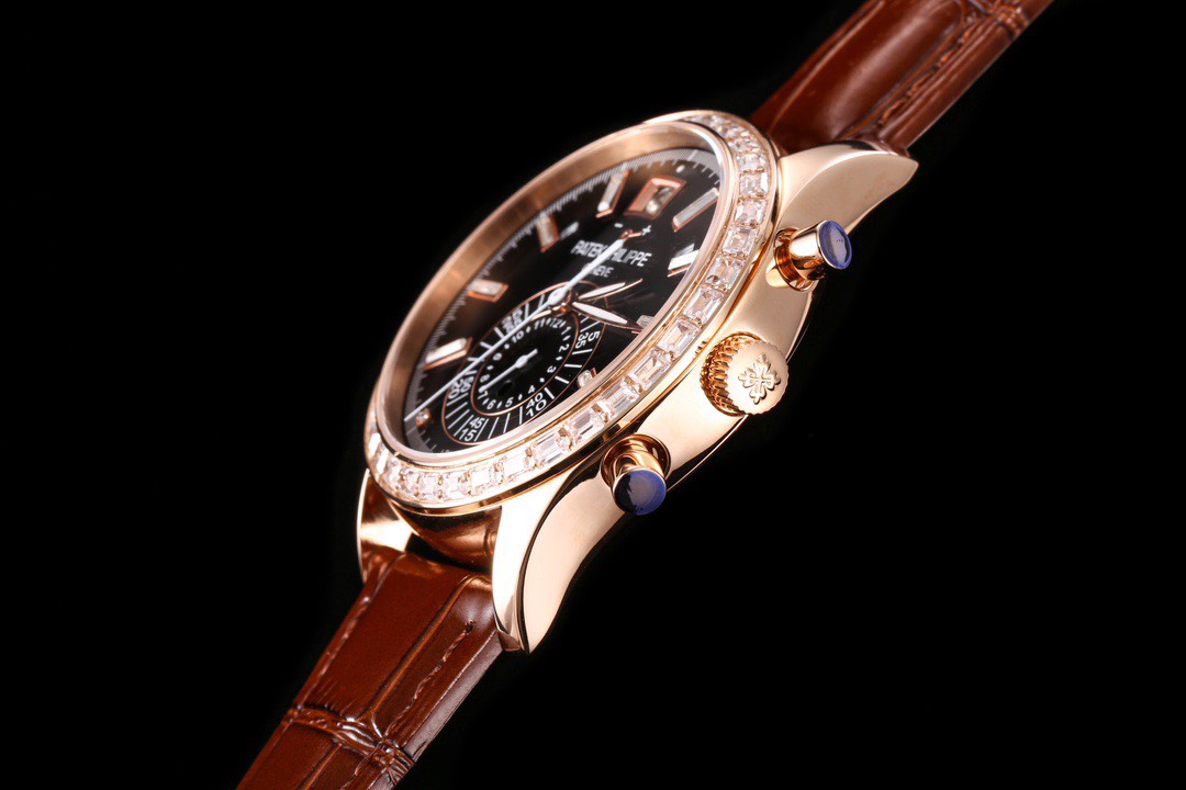 Patek Philippe Replica 1:1 Watch Complications 5961R Brown Leather Strap 40.5mm