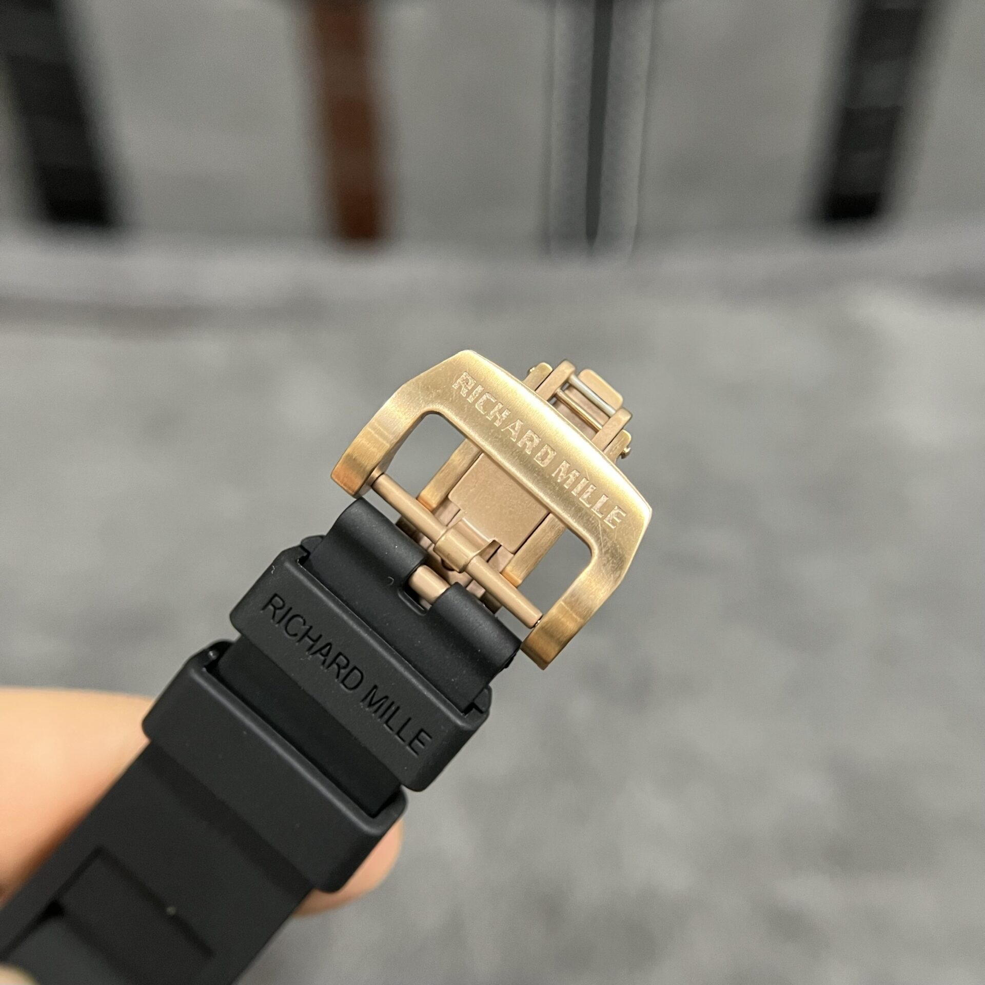 Richard Mille Replica Watch RM57-02 Falcon With Diamonds Bezel Rose Gold Case 42mm