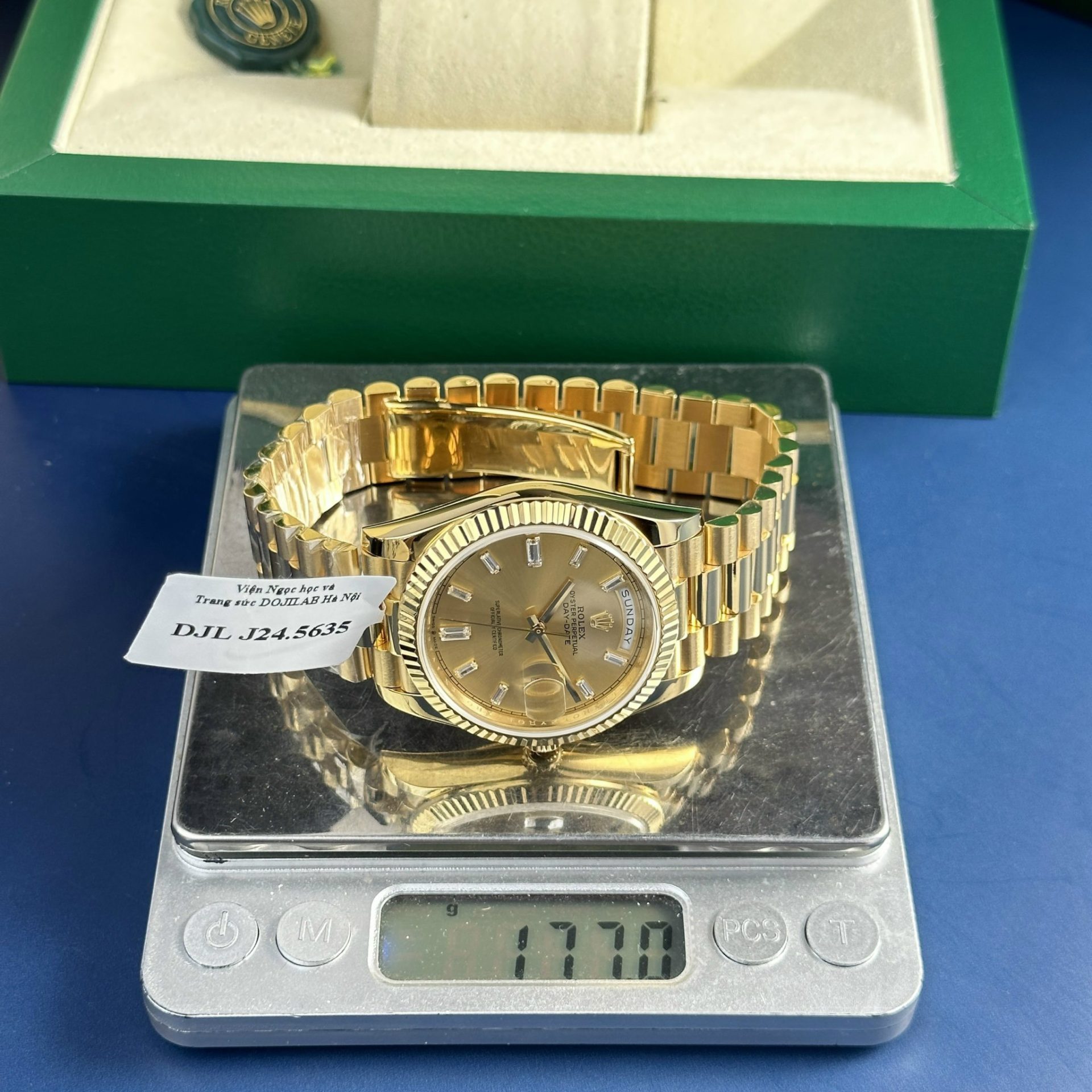 Rolex Replica 1:1 Watch Day-Date 228238 Gold Wrapped 18K Yellow Gold 178 grams GM Factory 40mm