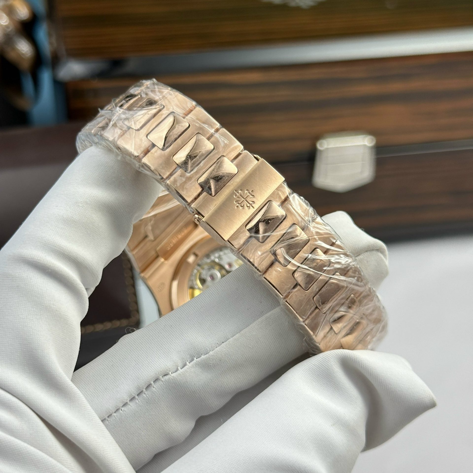 Patek Philippe Nautilus 5711 Refined Full Options Customs 18K Gold Wrapped 40mm