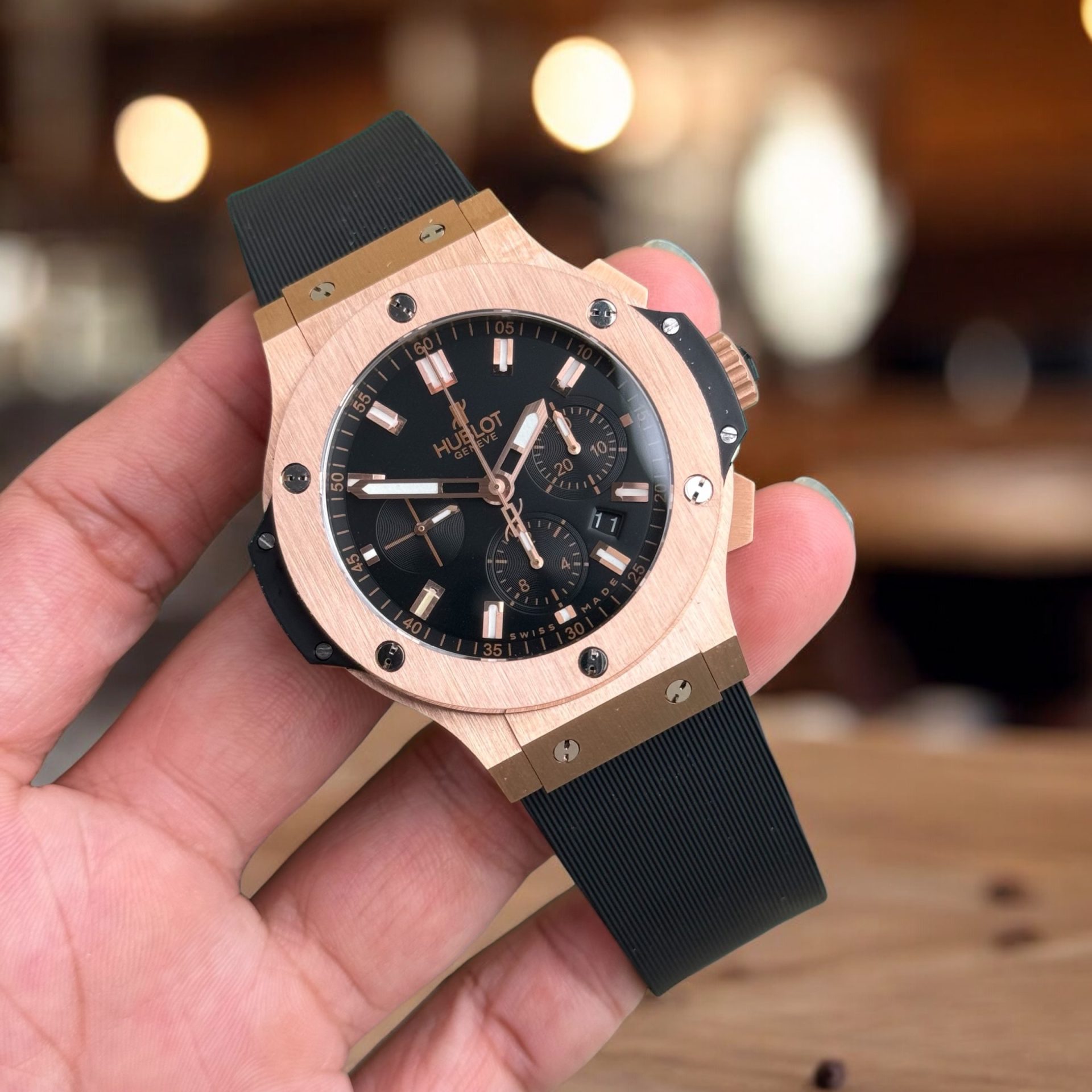 Hublot Replica 1:1 Watch Big Bang Chronograph King Gold Automatic  44mm
