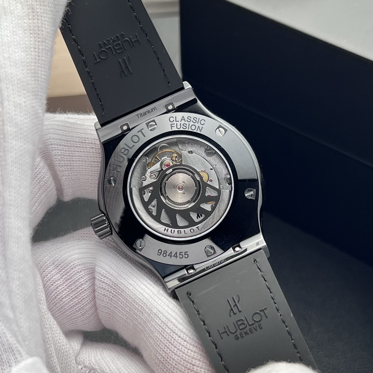 Hublot Classic Fusion Ceramic Diamond Bezel Replica High Quality JJZ 42mm