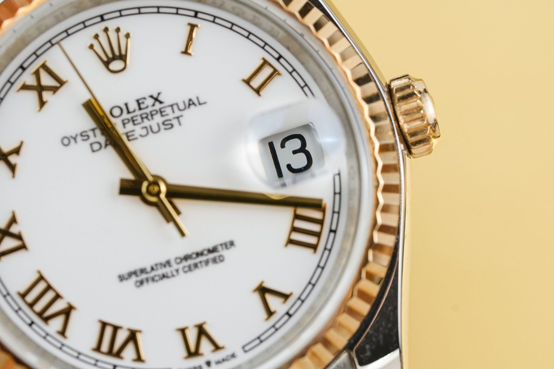 Rolex Replica 1:1 Watch DateJust 126233 Roman Numerals Gold Wrapped GM Factory 36mm
