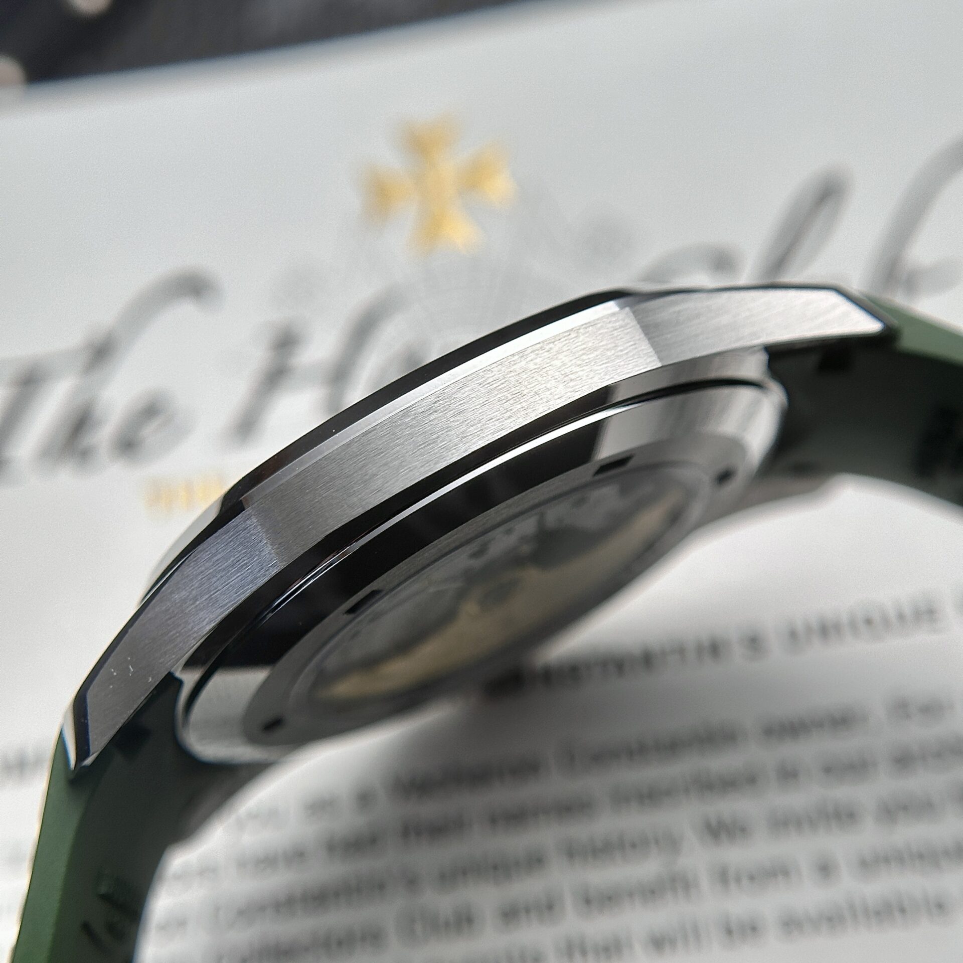 Patek Philippe Aquanaut 5168G Replica Watch Green Factory 3K 42.2mm