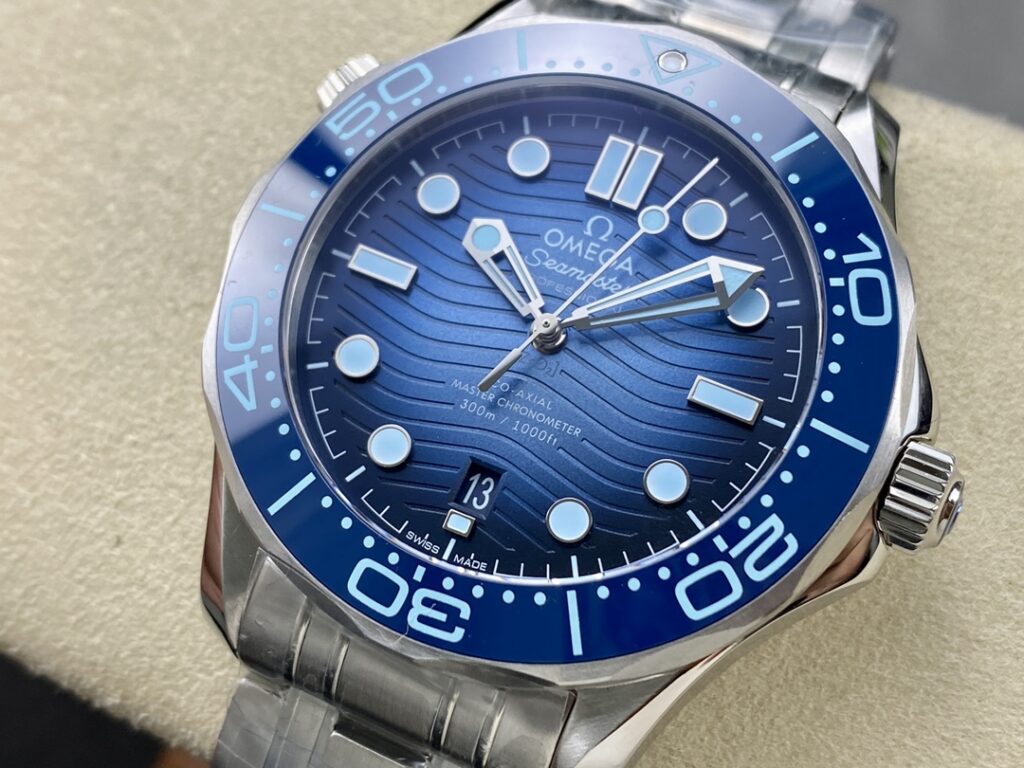 Omega Replica 1:1 Watch Seamaster 75th Anniversary Summer Blue 42mm