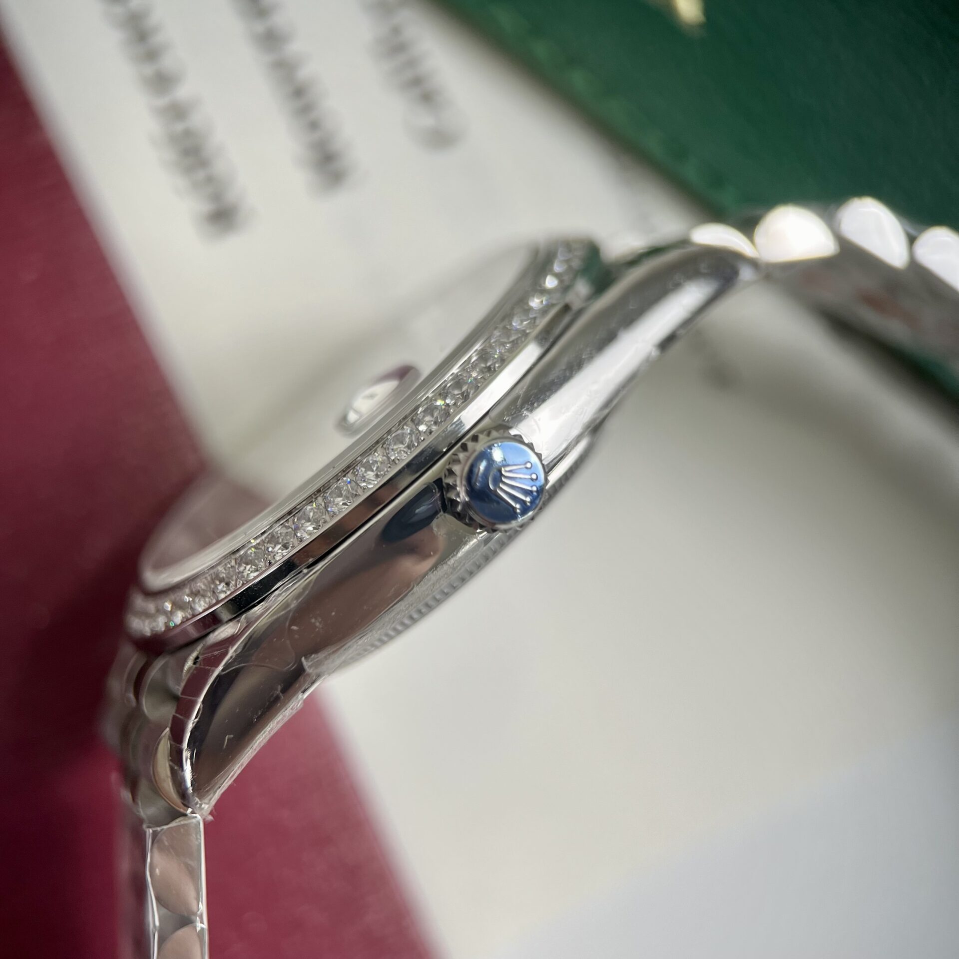 Rolex Replica 11 Watch DateJust Mother of Pearl Dial With Diamonds Bezel EW Factory 36-41mm