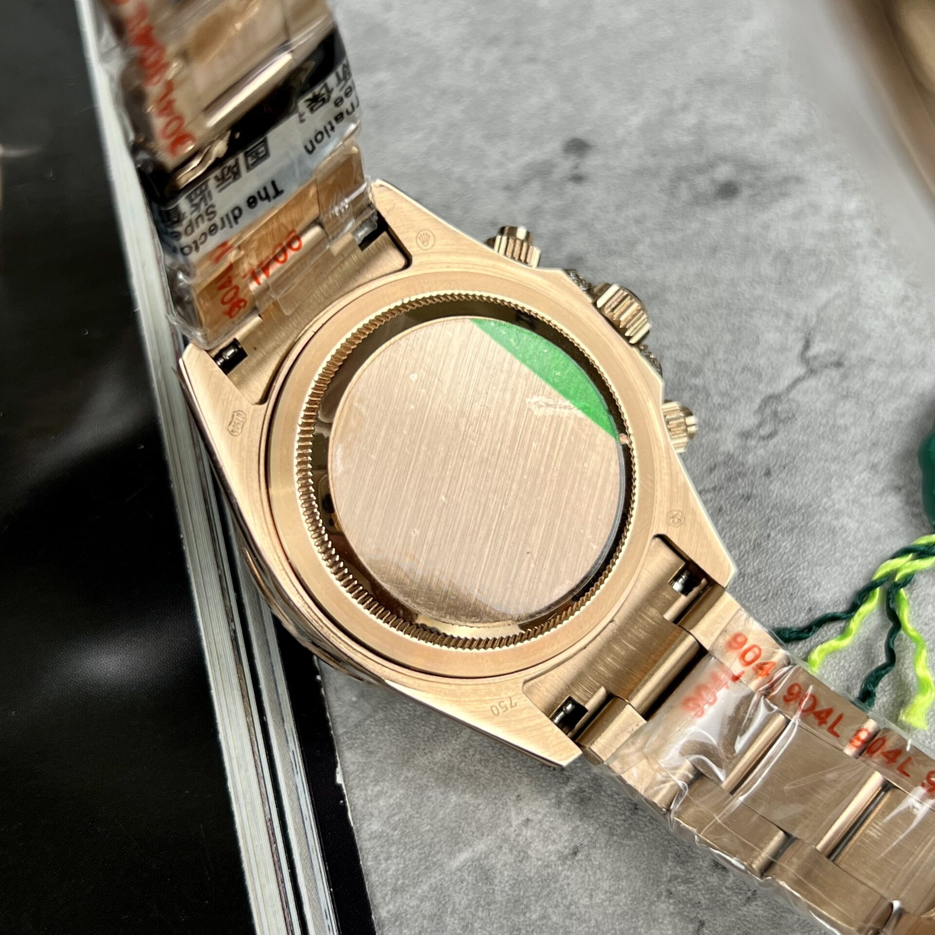 Rolex Replica 11 Watch Daytona Rainbow Rose Gold Plated  40mm