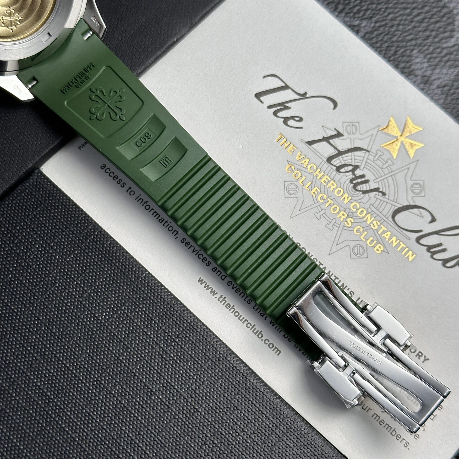 Patek Philippe Aquanaut 5168G Replica Watch Green Factory 3K 42.2mm