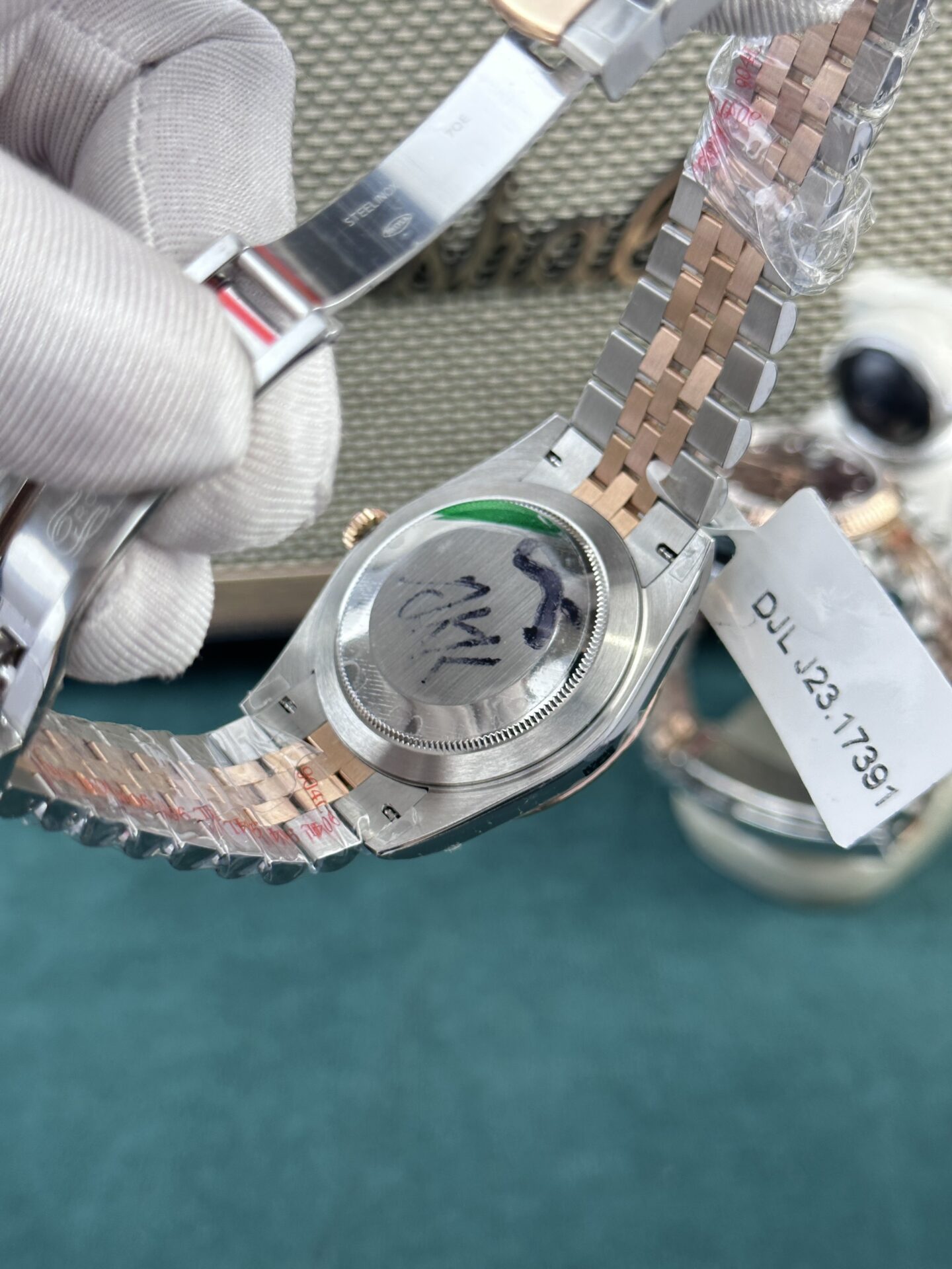 Rolex Replica 11 Watch DateJust Rose Gold Wrapped Mother-of-Pearl Dial GM Factory 36mm