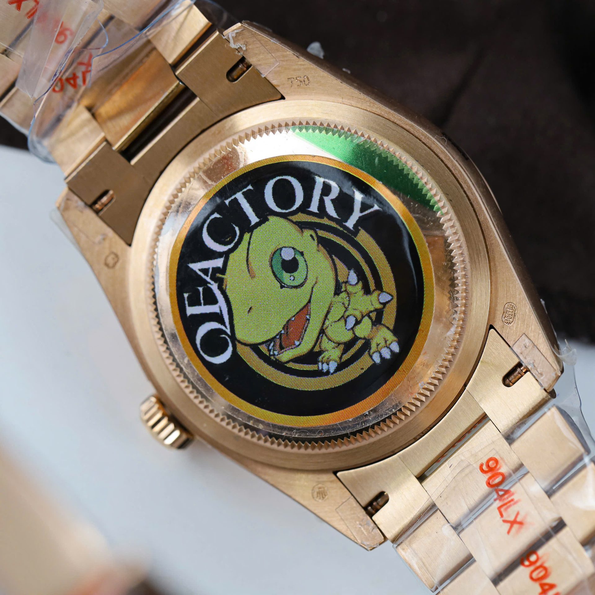 Rolex Day-Date 128235 Knock Off Watches MOP Dial Weight 156 Grams QF Factory 36mm