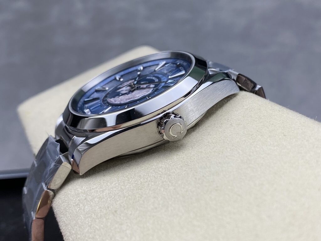 Omega Replica 11 Watch Aqua Terra Worldtimer Steel Strap Factory VS 43mm