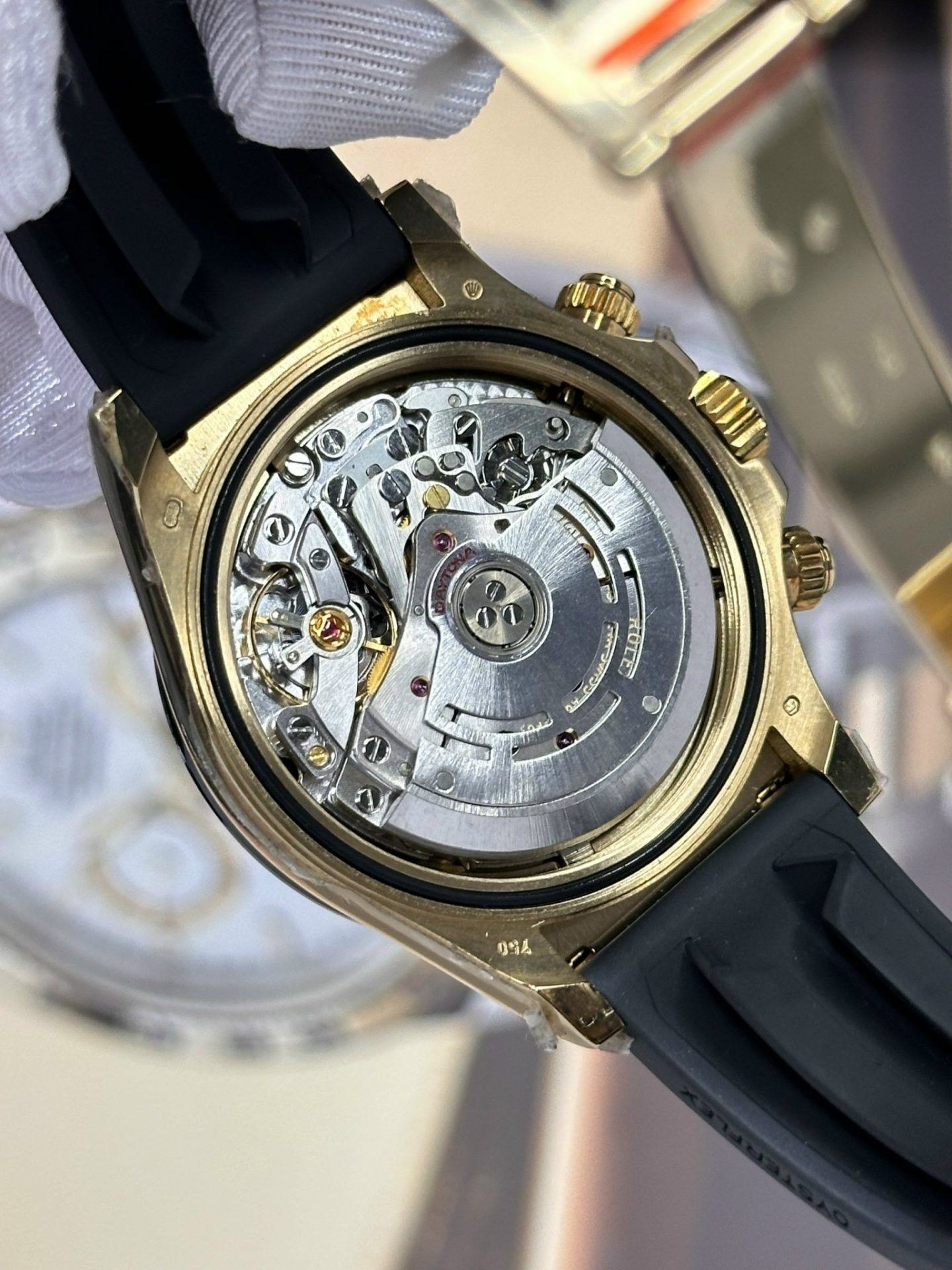 Rolex Replica 11 Watch Cosmograph Daytona Meteorite Dial Rubber Strap 40mm