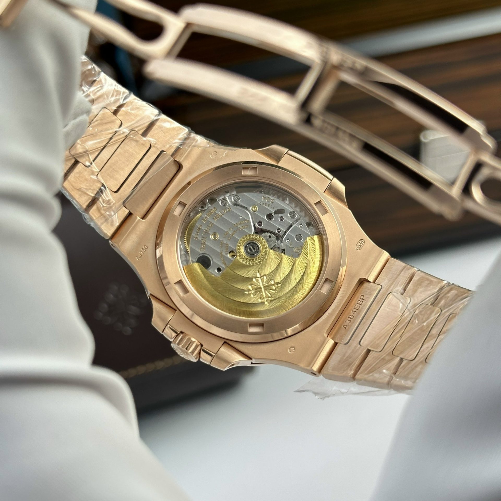 Patek Philippe Nautilus 5711 Refined Full Options Customs 18K Gold Wrapped 40mm
