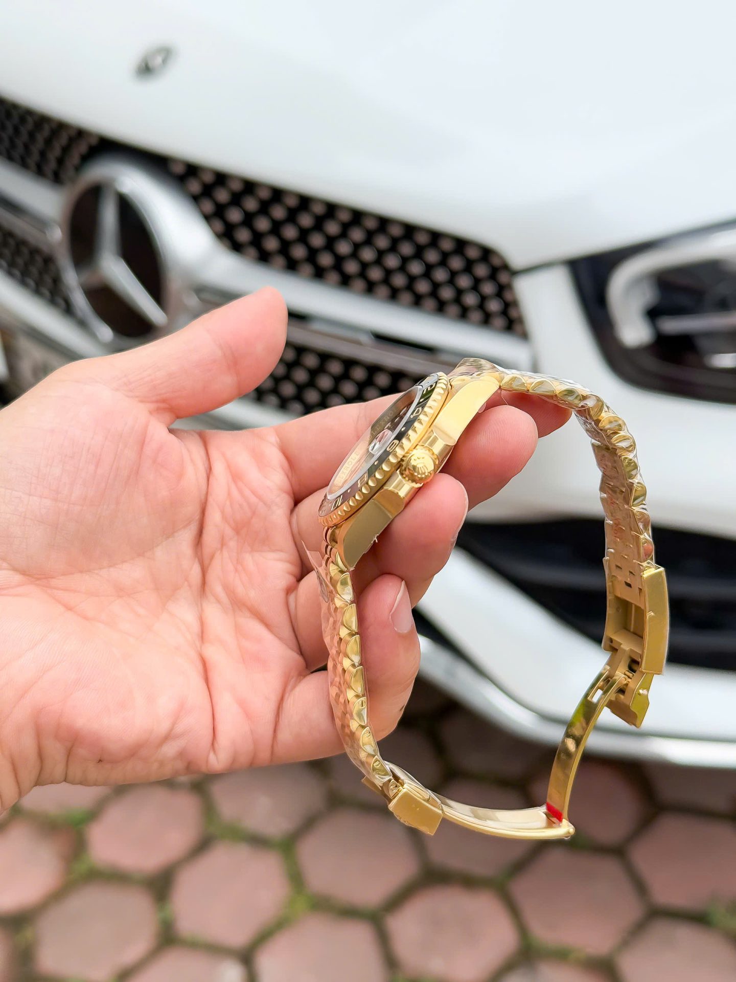 Rolex GMT Master II Tiger Eye Ttone Dial Best Replica Watches Jubilee Strap THB Factory 40mm