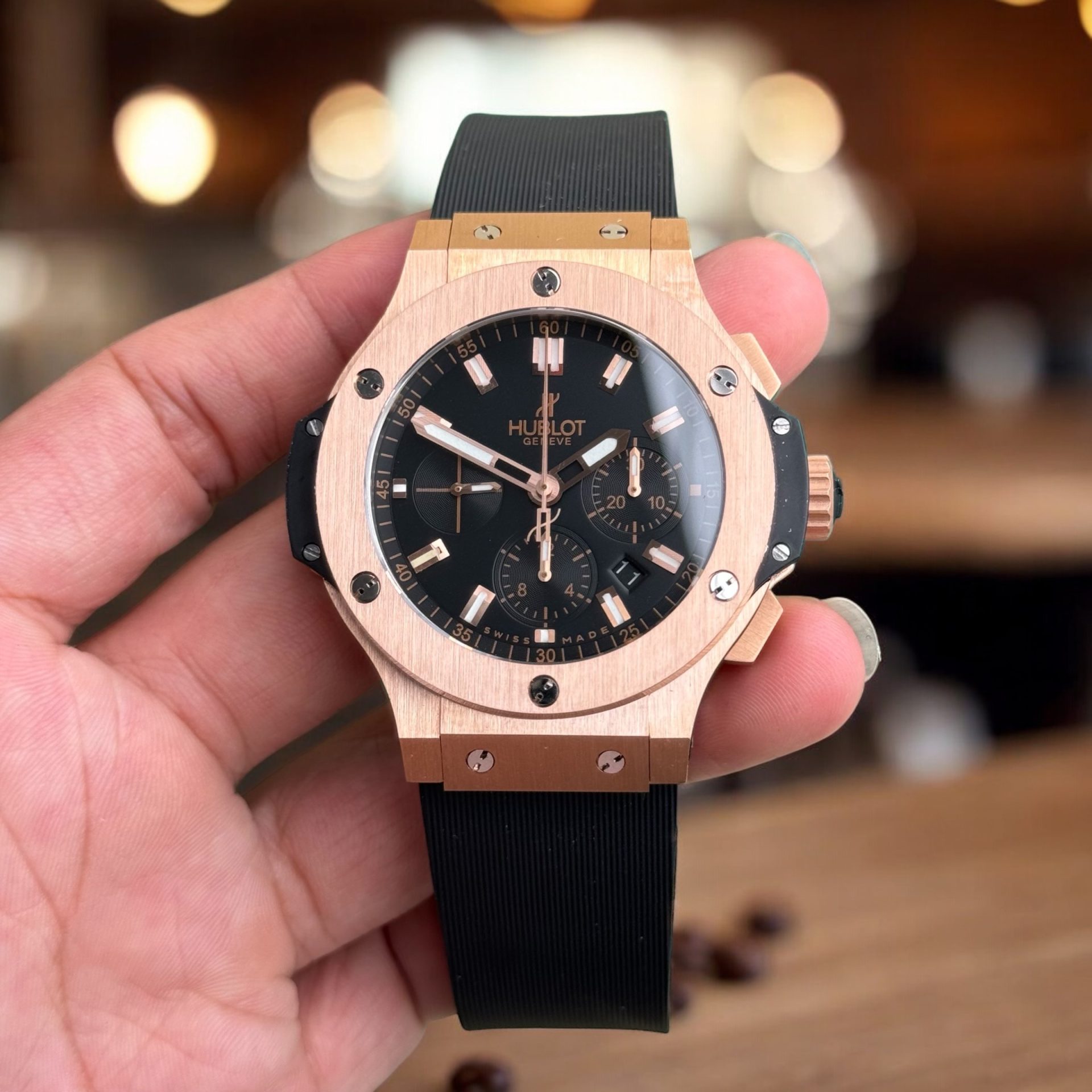 Hublot Replica 1:1 Watch Big Bang Chronograph King Gold Automatic  44mm