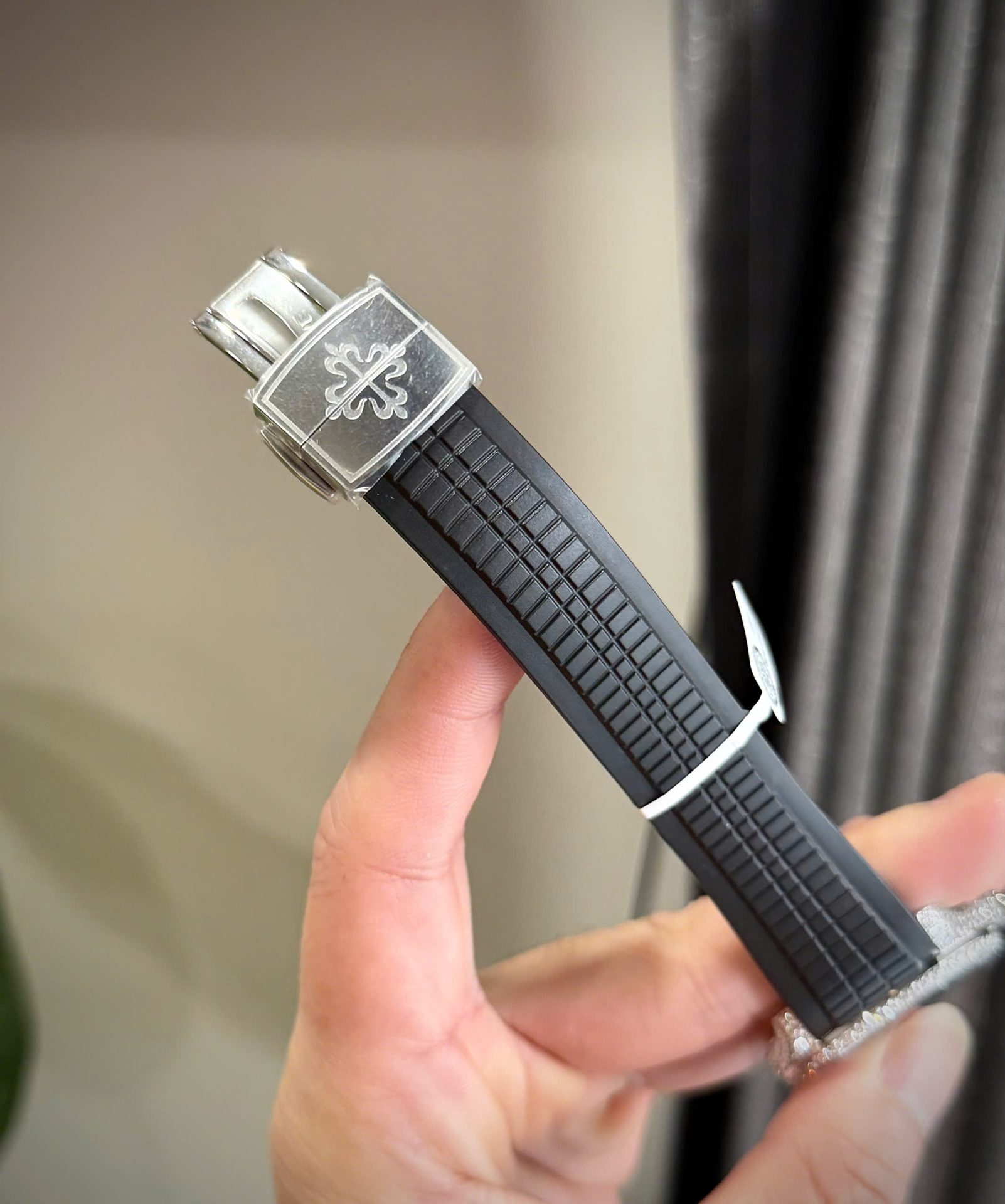 Patek Philippe Aquanaut 5167 Dial Gray Replica Watch Custom Moissanite Diamonds 40mm