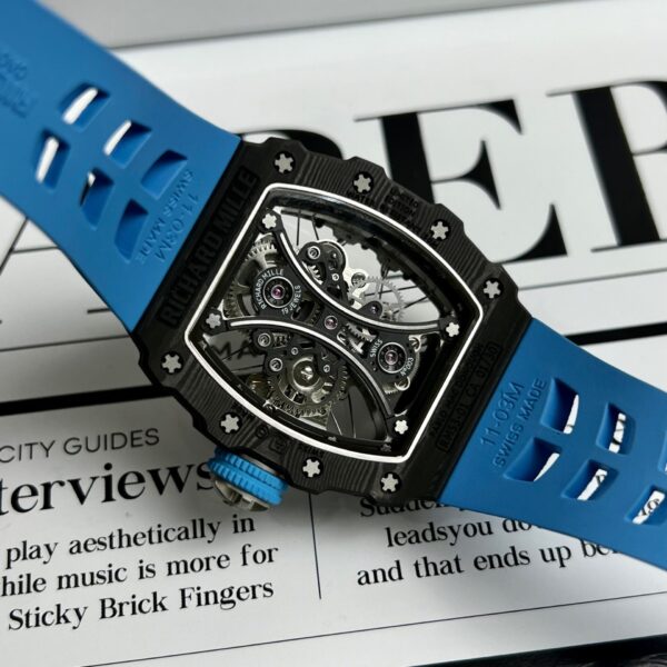 Richard Mille Rep 11 Watch Men s RM53-01 Pablo Mac Donough Tourbillon Carbon Case 44.5mm