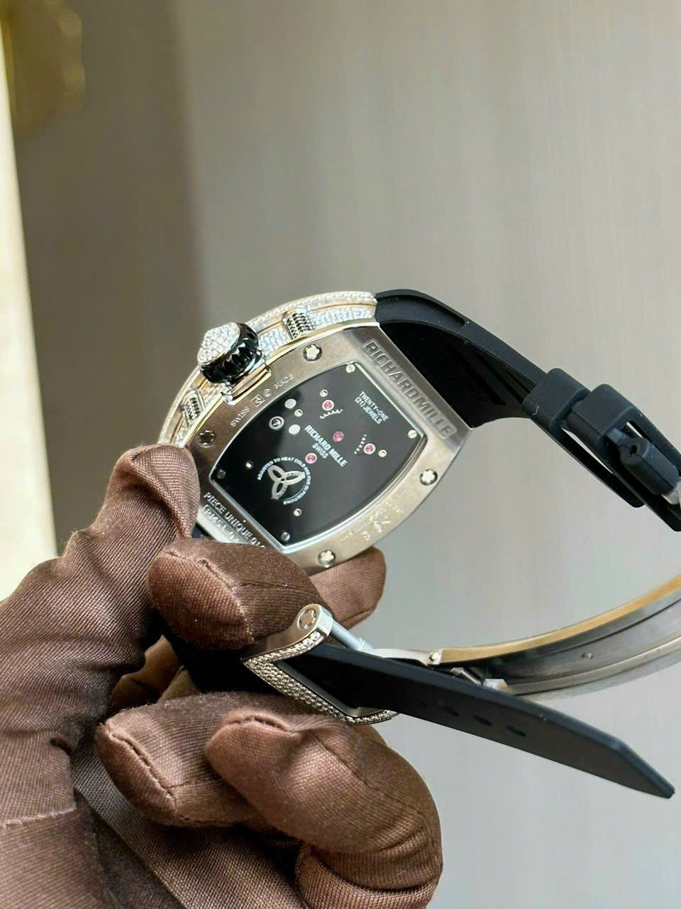 Richard Mille Replica 1:1 Watch RM51-01 Tornado With Full Stone 40mm