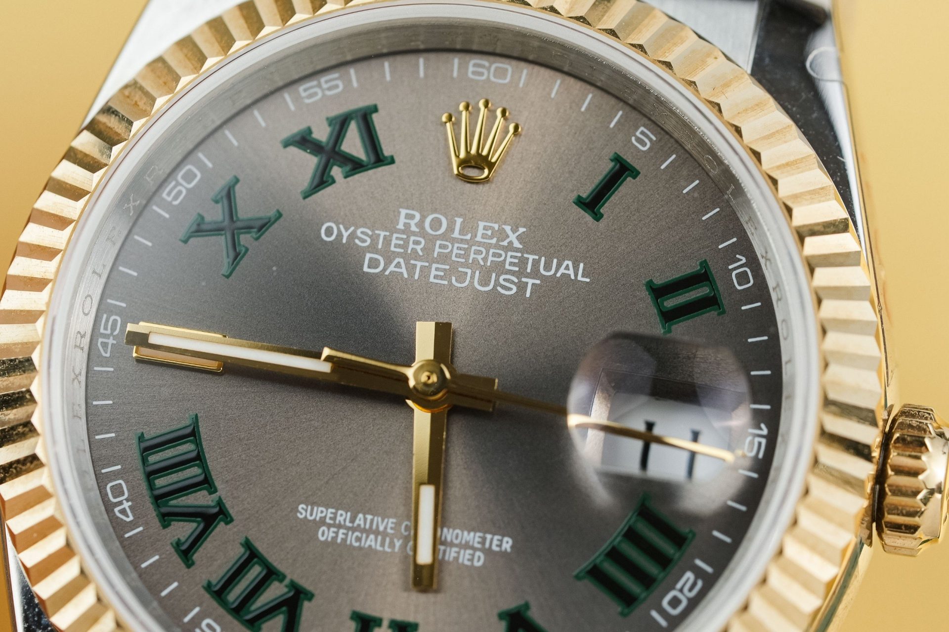 Rolex Rep 11 Watch DateJust 126231 Wimbledon Dial Gold Wrapped GM Factory 36mm