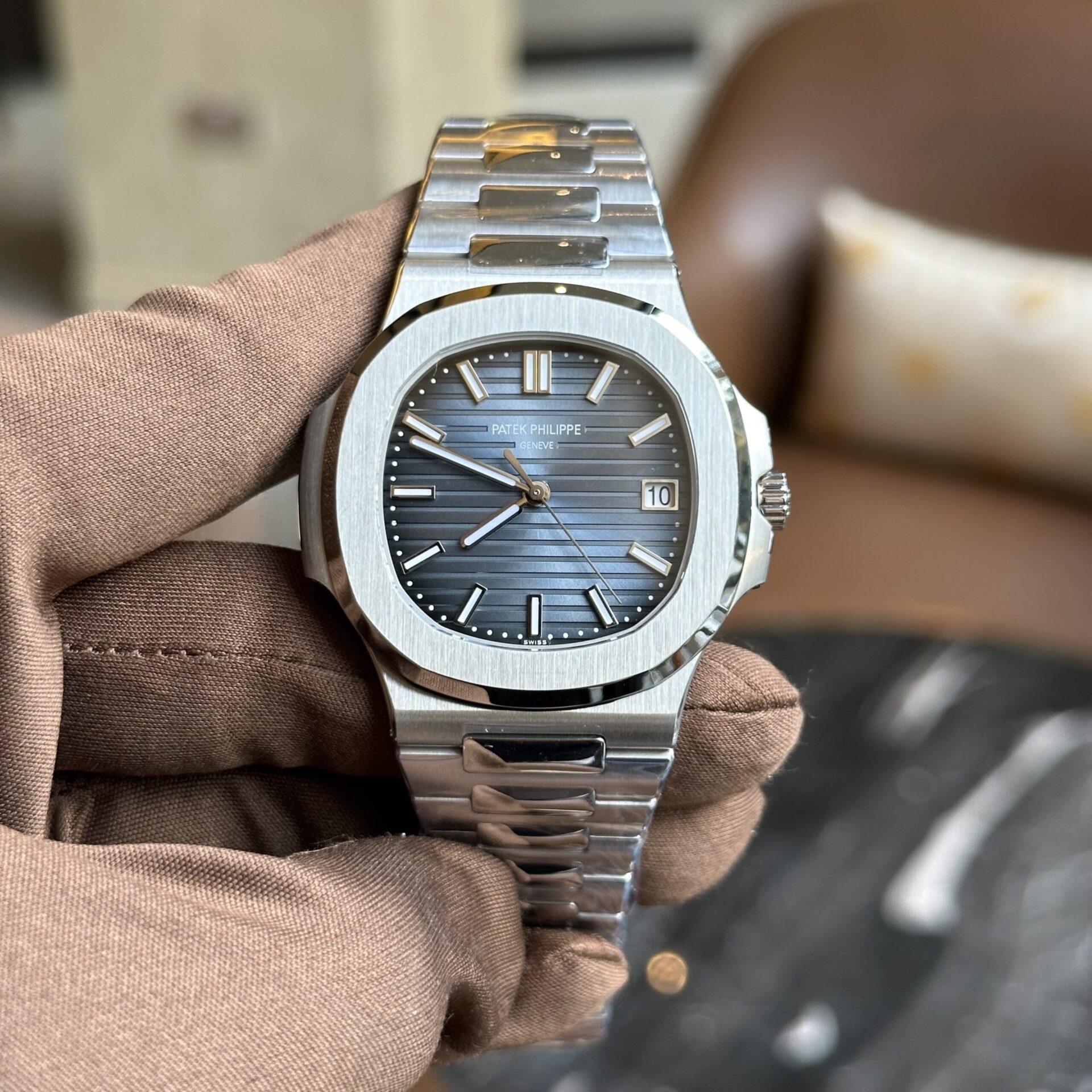 Patek Philippe Nautilus 5811 Replica 1:1 Watch Grey Dial 3K Factory 41mm