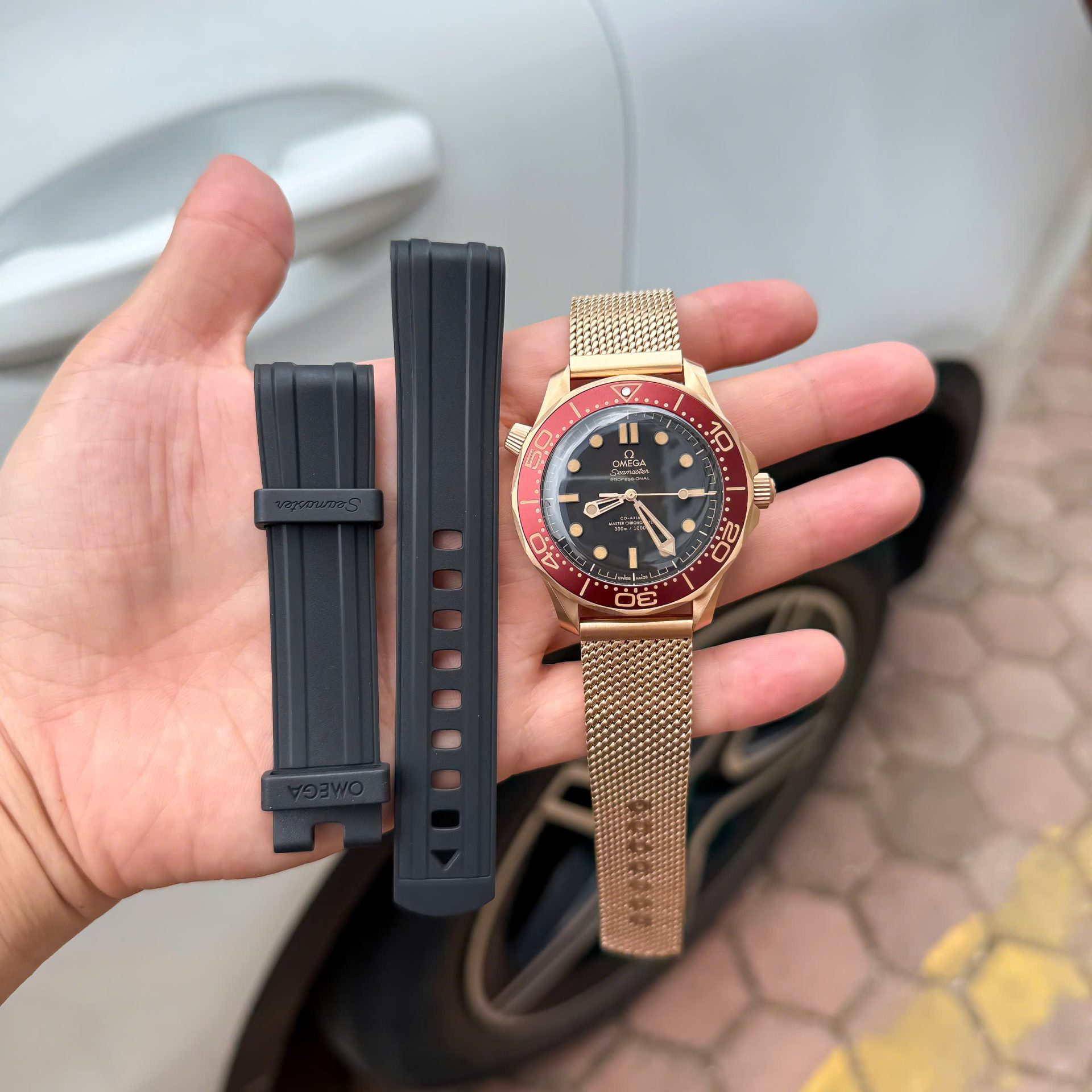 Omega Replica 11 Watch Seamaster Diver 300M Bronze Gold VS Factory 42mm