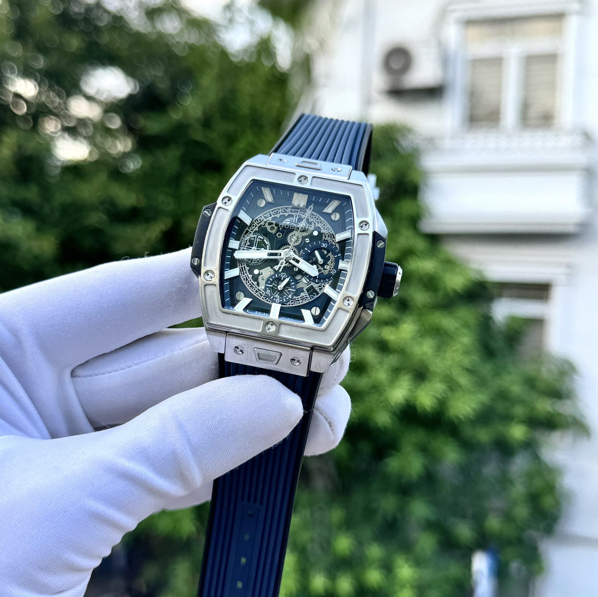 Hublot Replica 1:1 Watch Spirit Of Big Bang Blue Titanium Chronograph 42mm