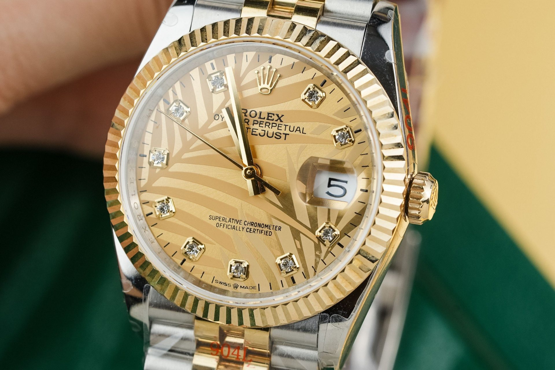 Rolex Replica 1:1 Watch DateJust 126233 Gold Wrapped Dial Stone GM Factory 36mm
