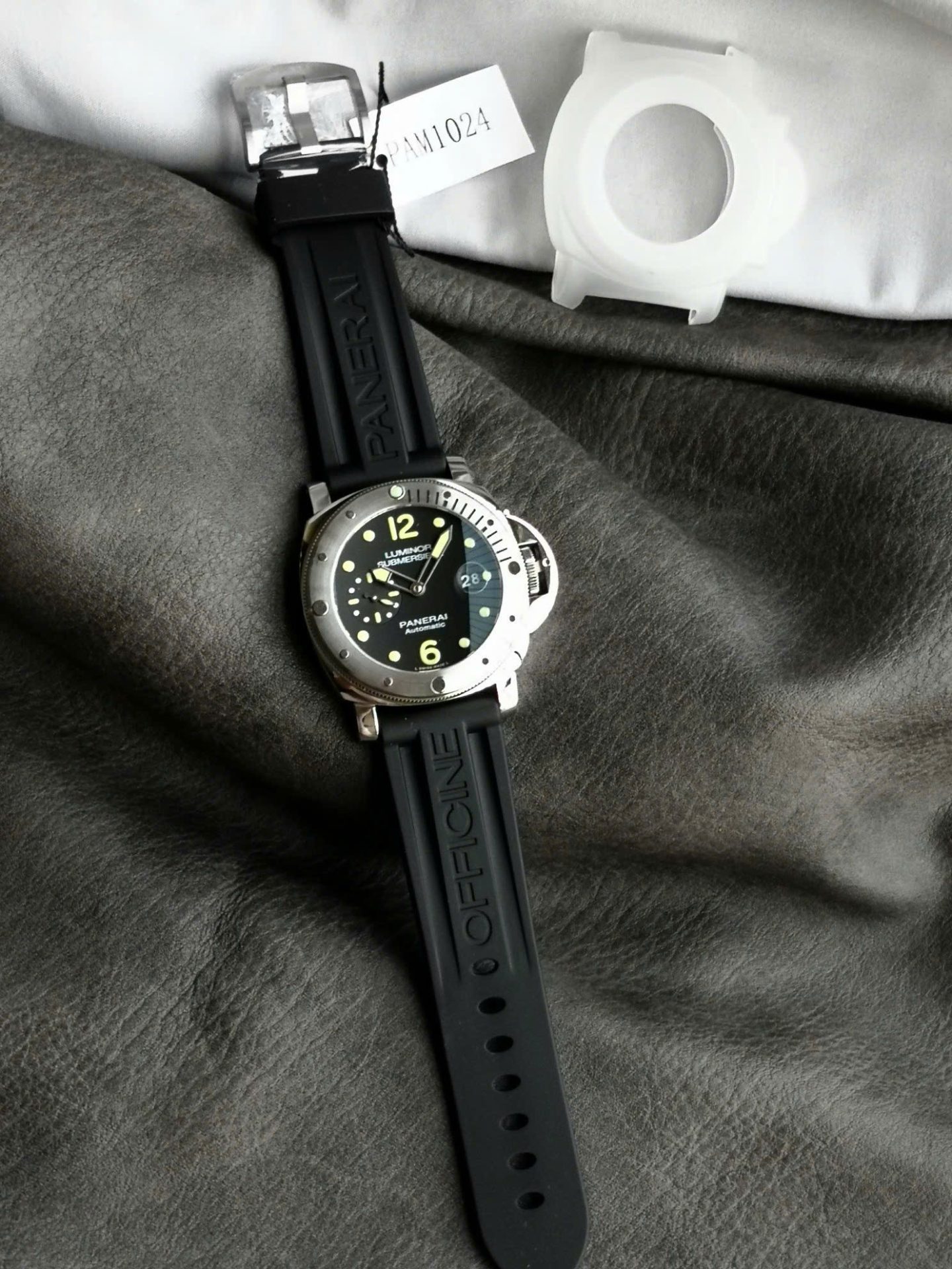 Panerai Replica Watch Luminor Submersible Automatic PAM00024 Black Rubber Strap VSF 44mm