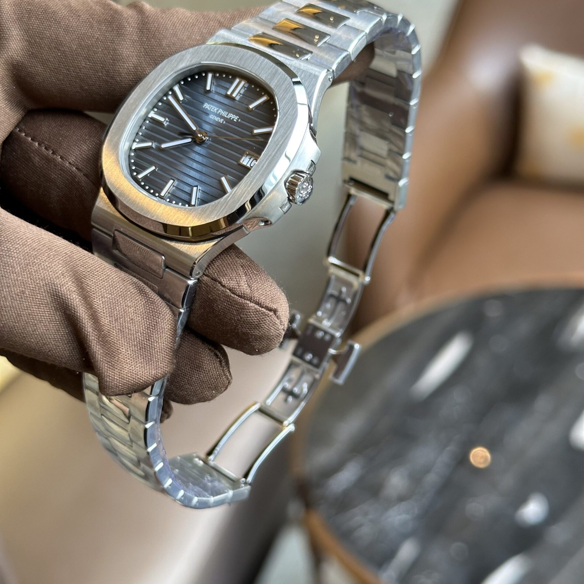 Patek Philippe Nautilus 5811 Replica 1:1 Watch Grey Dial 3K Factory 41mm