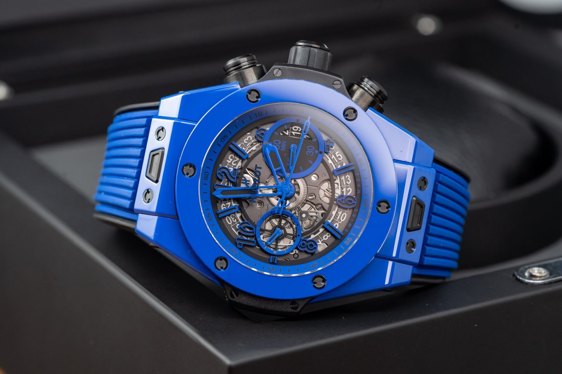 Hublot Replica 11 Watch Big Bang Unico Blue Magic BBF Factory 45mm