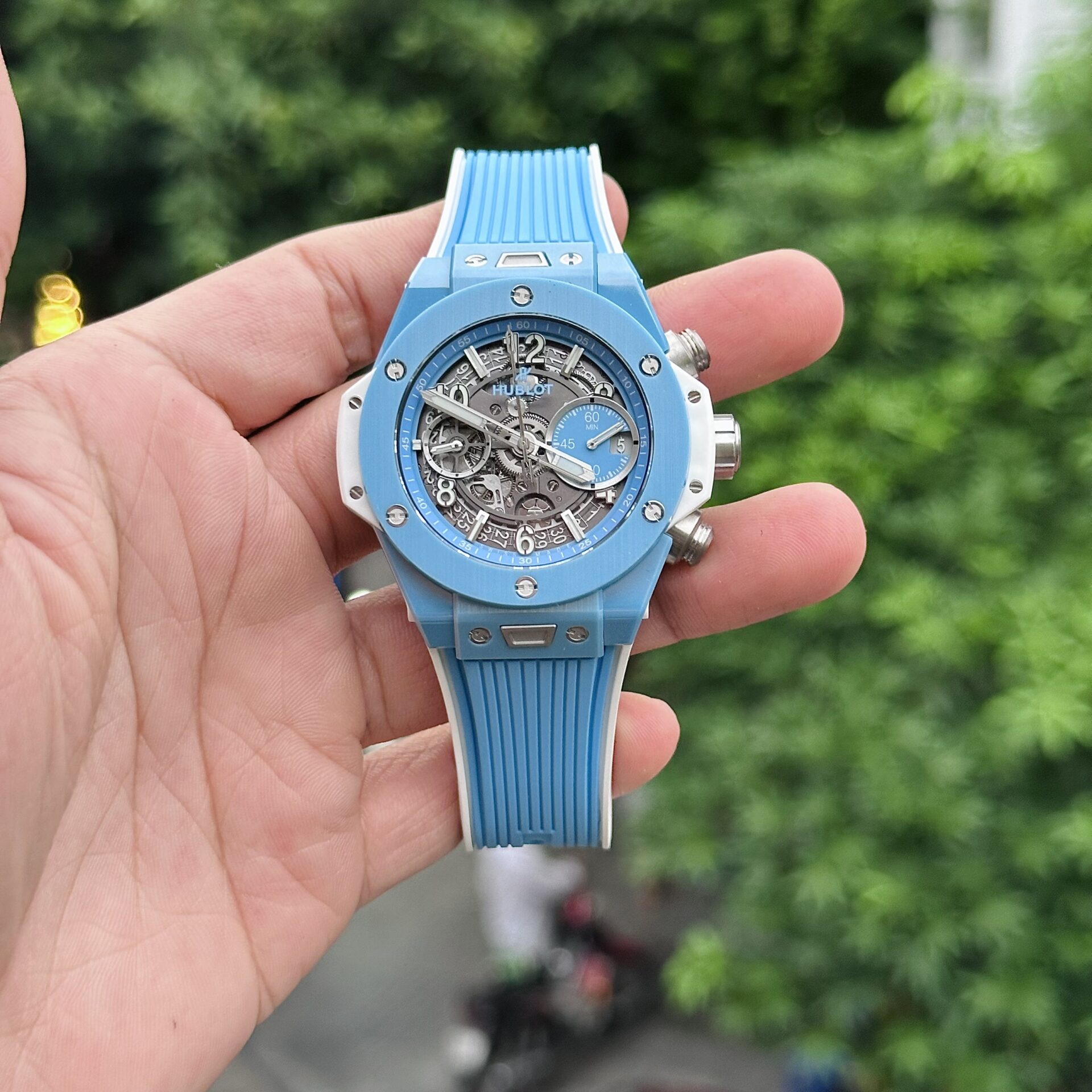 Hublot Replica 1:1 Watch Big Bang Unico Sky Blue 42mm