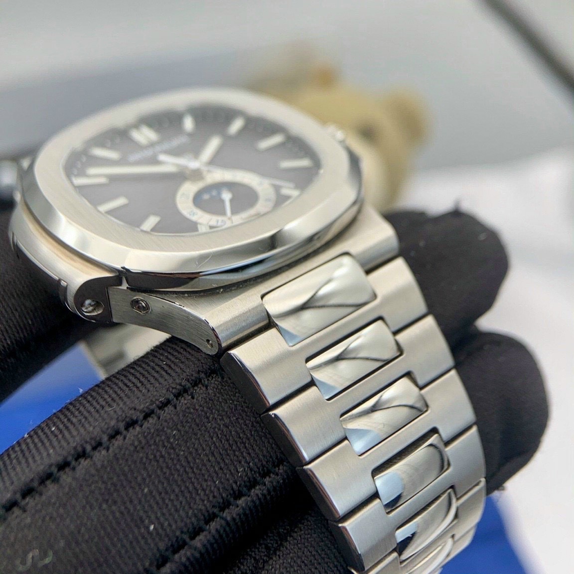 Patek Philippe Replica 1:1 Watch Nautilus 5726 Gray Dial Metal Strap PPF 40.5mm