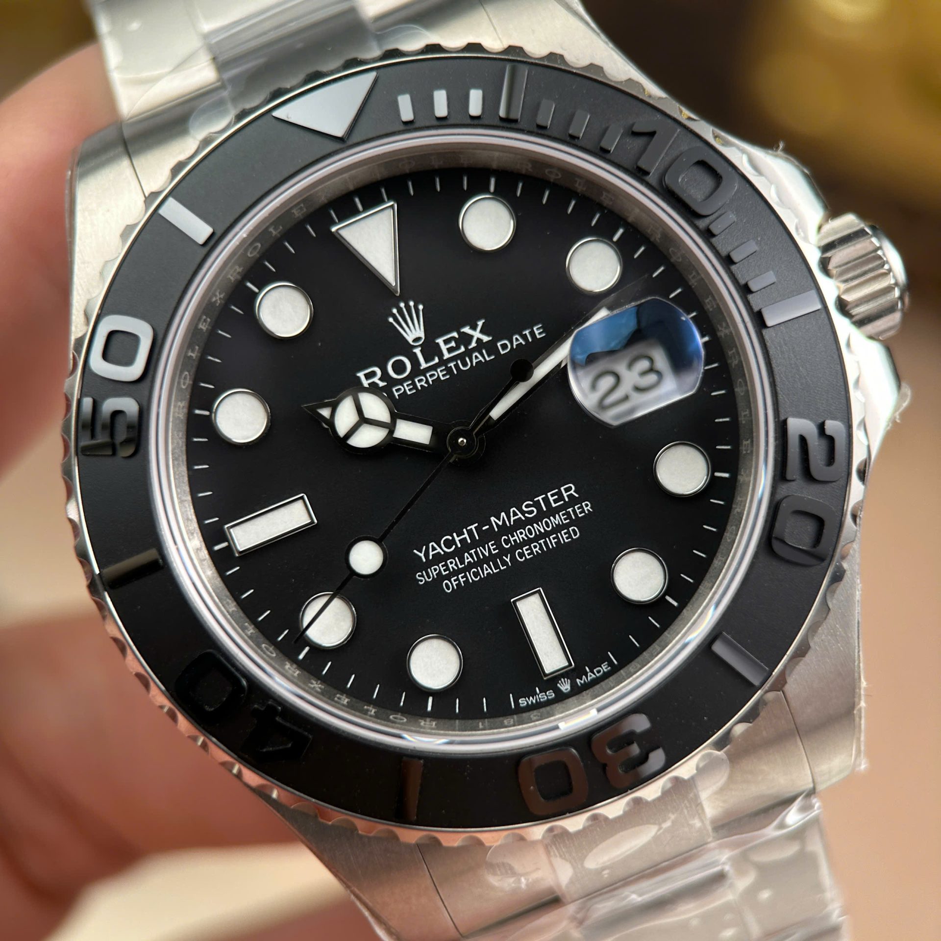 Rolex Yacht-Master Titanium 226627 Replica Watches Black Dial Automatic Movement VS Factory 42mm
