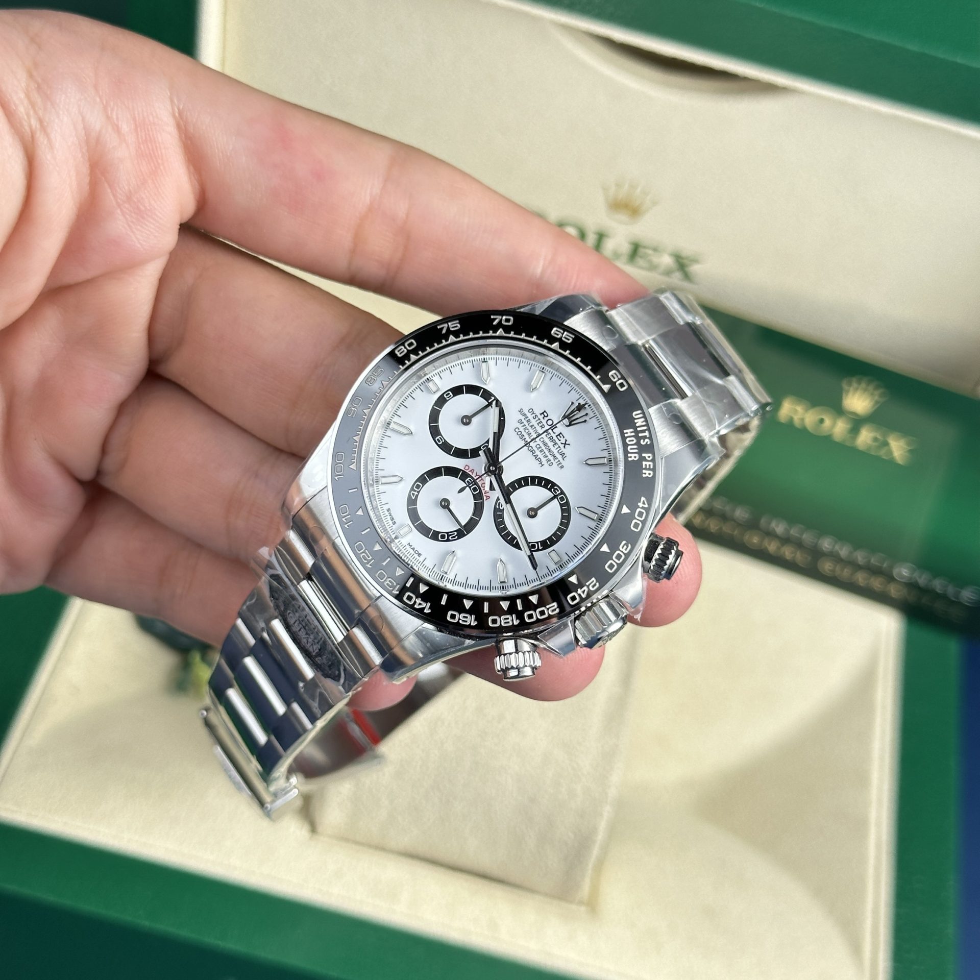 Rolex Replica 1:1 Watch Daytona 126500LN Panda New Version 4131 Clean 40mm