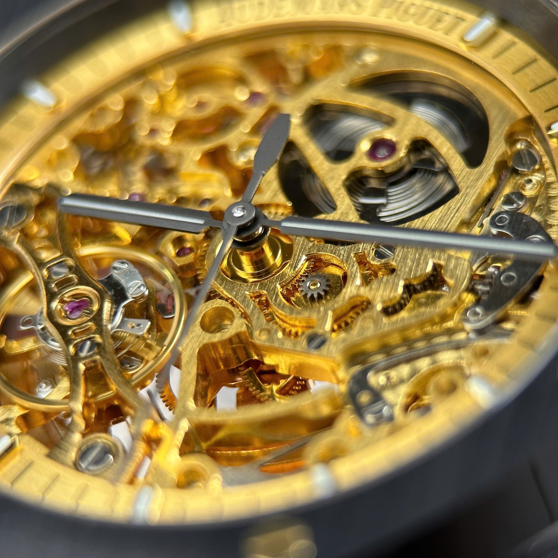 Audemars Piguet Royal Oak 15416 Black Ceramic Best Replica Watches Dial Skeleton THB Factory 41mm